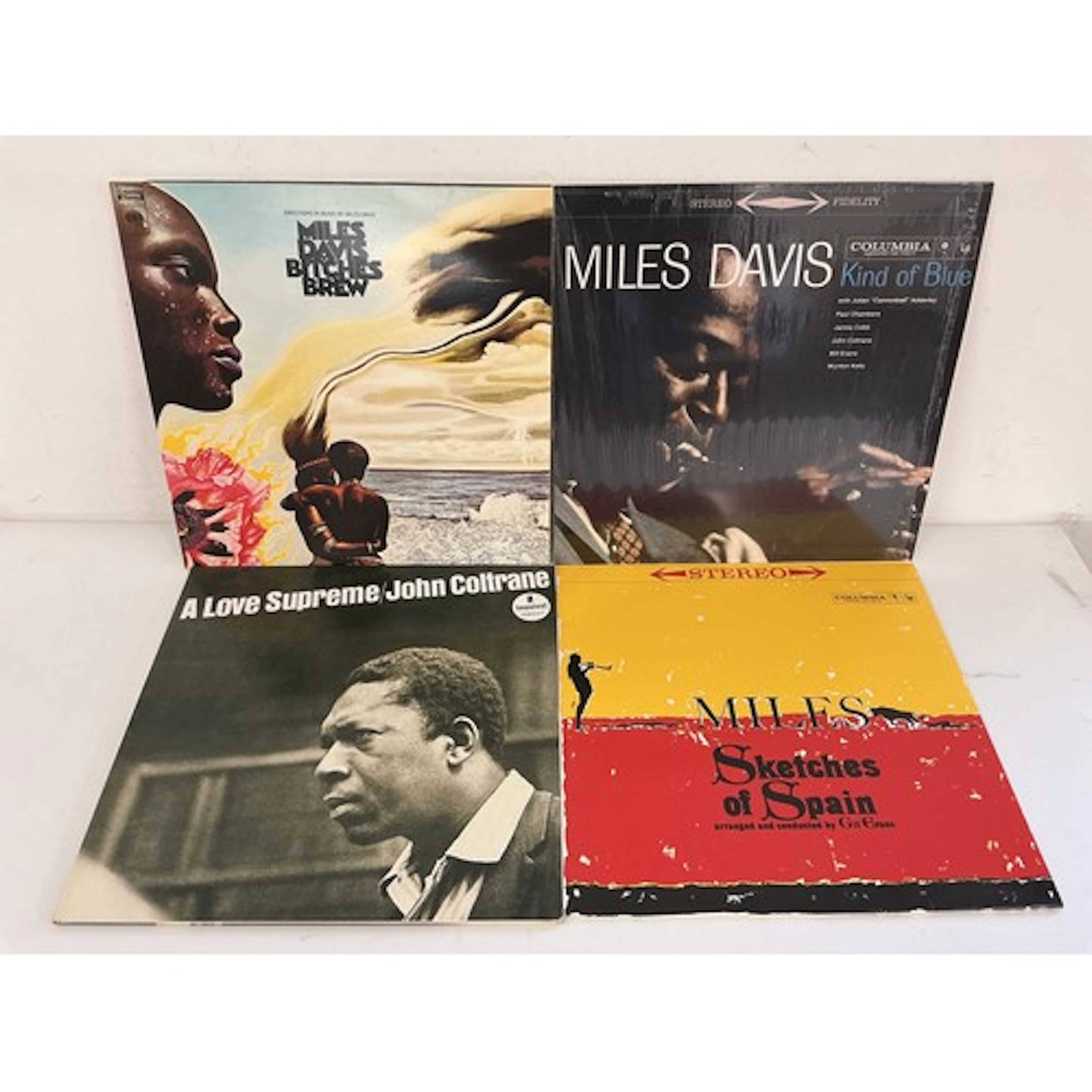 Four 180g pressings of classic jazz LPs comprising three by ...