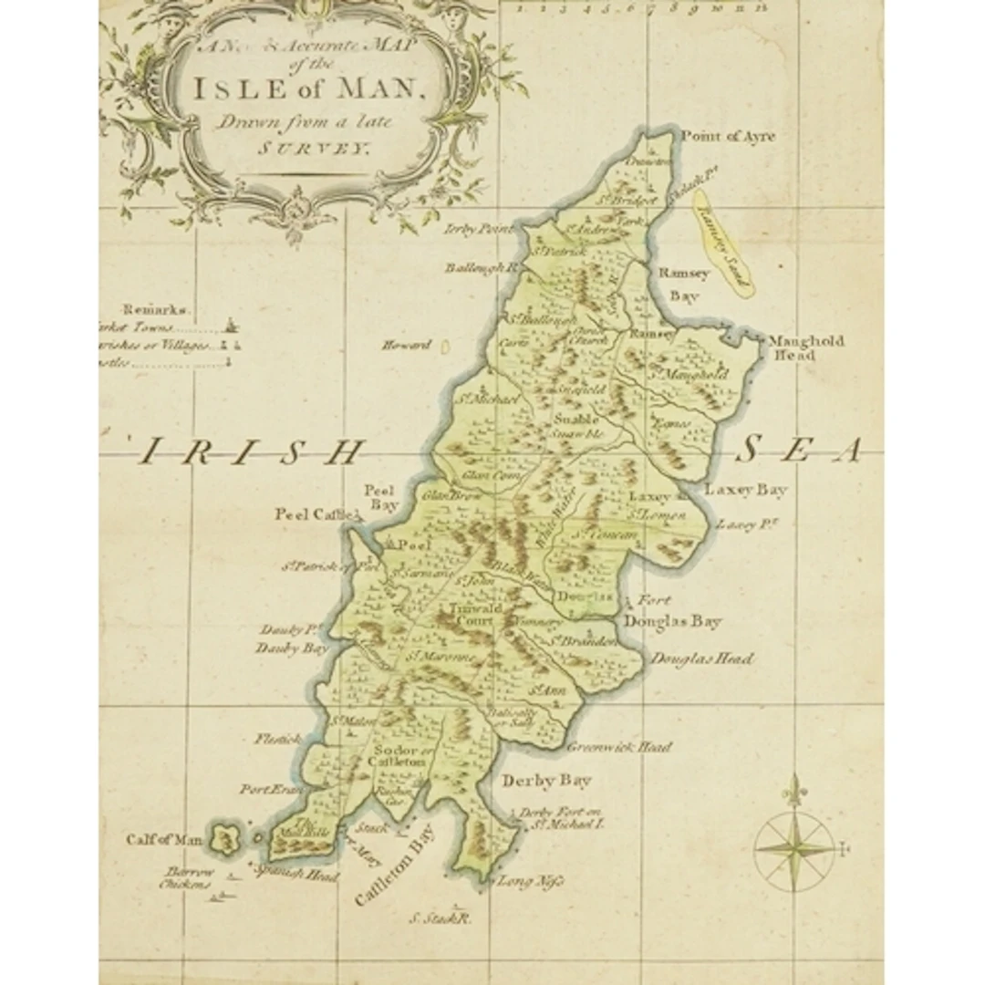Richard William Seale - Isle of Man, A new and Accurate Map ...