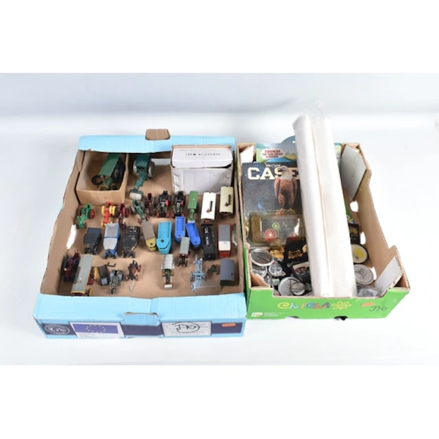 A COLLECTION OF UNBOXED ASSORTED STEAM POWERED VEHICLES AND ...