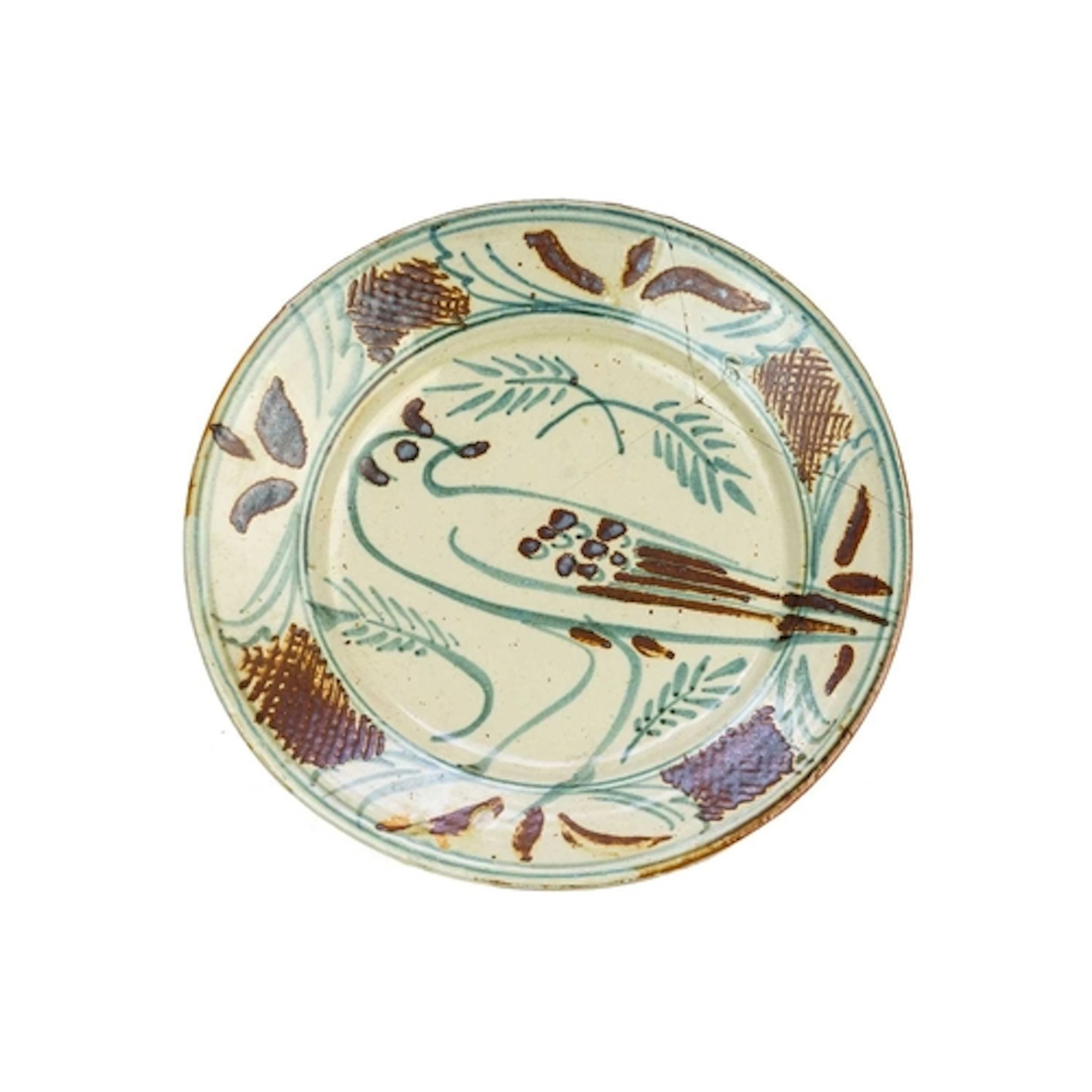 § Seth CARDEW (1934-2016) Plate Stoneware, impressed seals t...