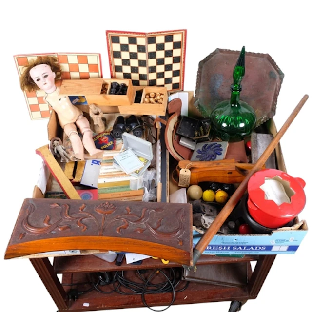 2 boxes containing a large variety of miscellaneous items an...