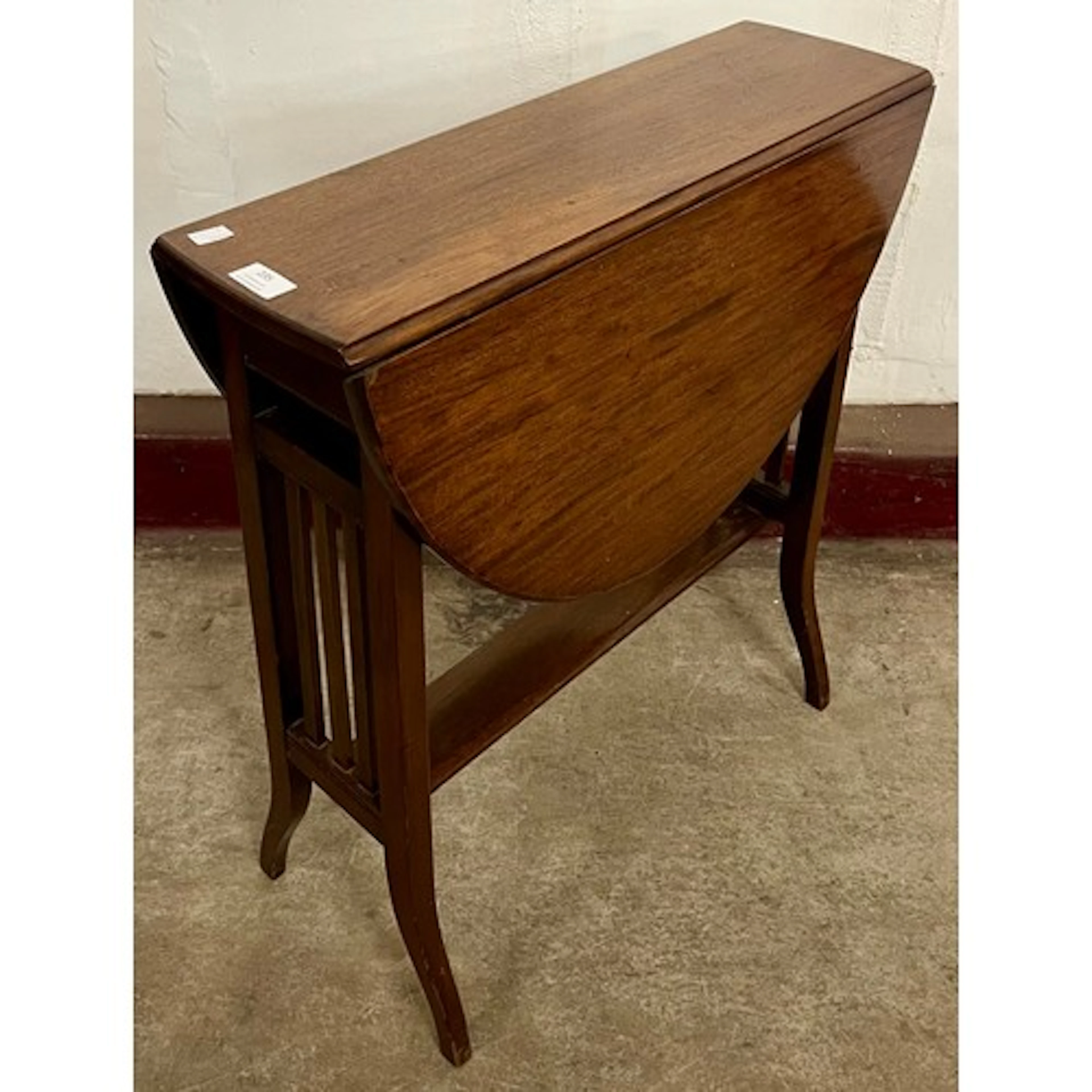 An Edward VII mahogany Sutherland table