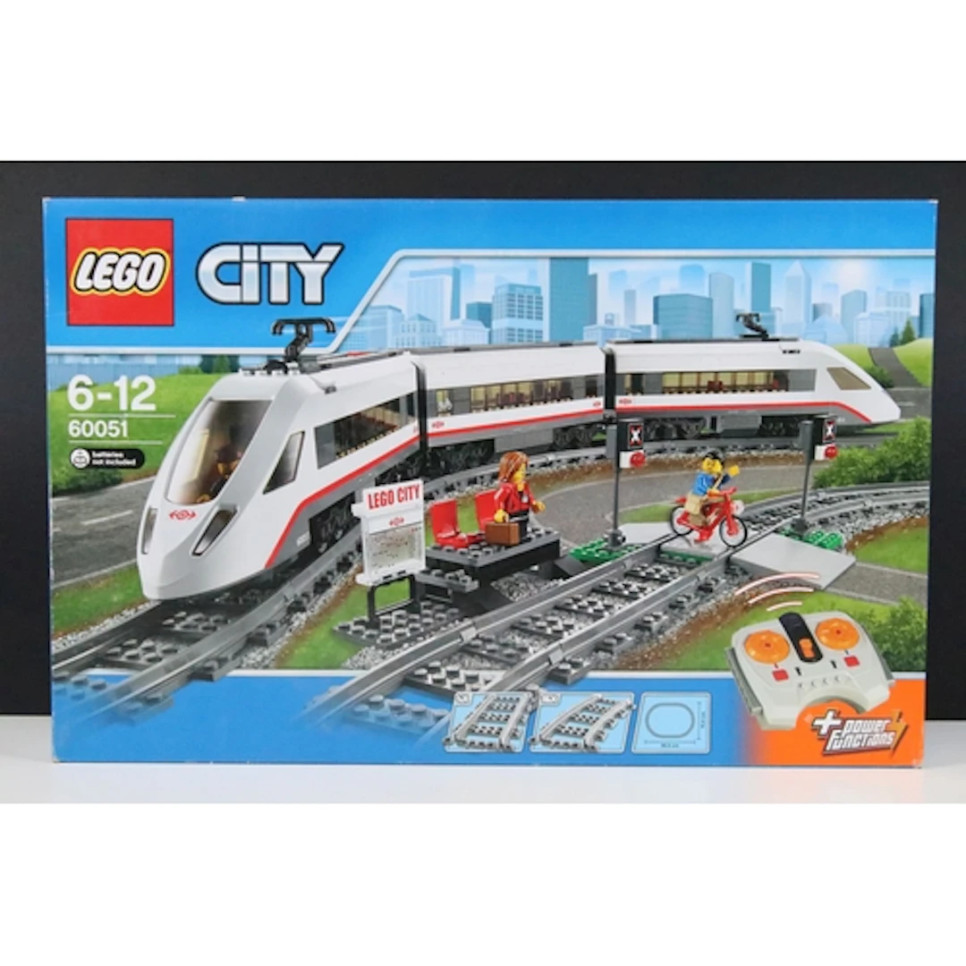 Lego - Boxed Lego City 60051 High-Speed Passenger Train set,...