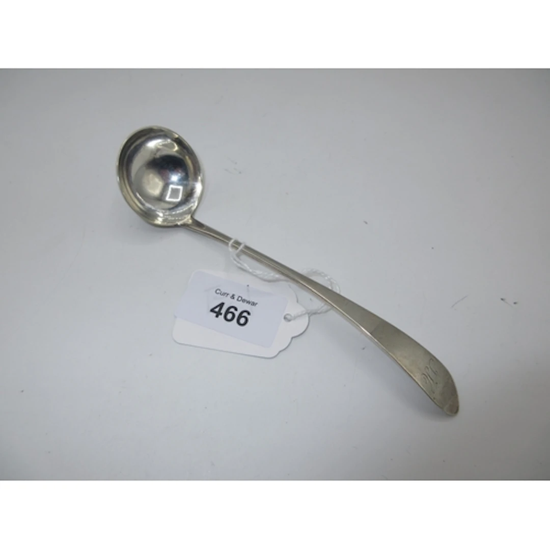 Scottish Provincial Silver Sauce Ladle by R & R Keay Perth, ...