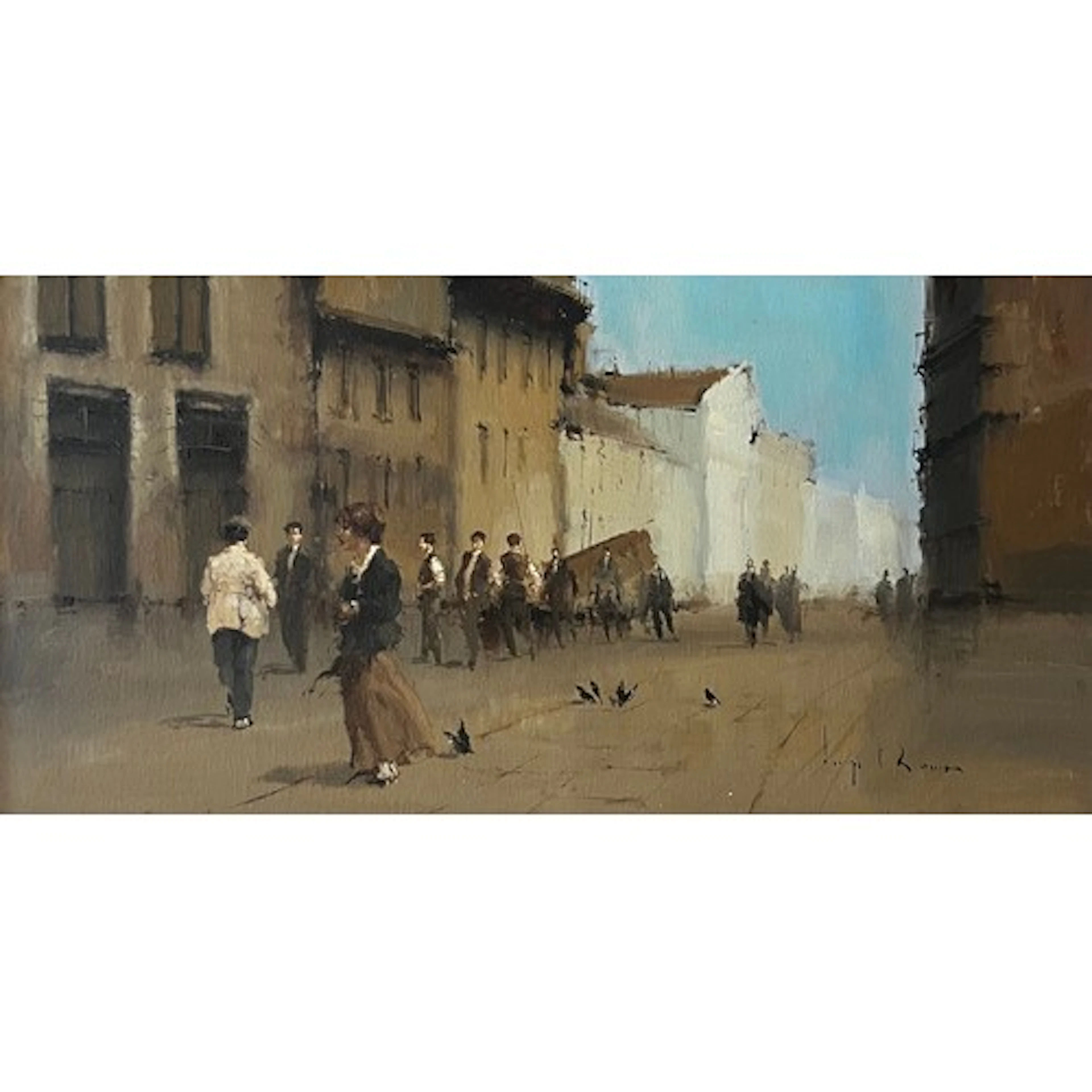 Luigi ‘Gigi’ Rocca (Italian, 20th Century), Italian street ...