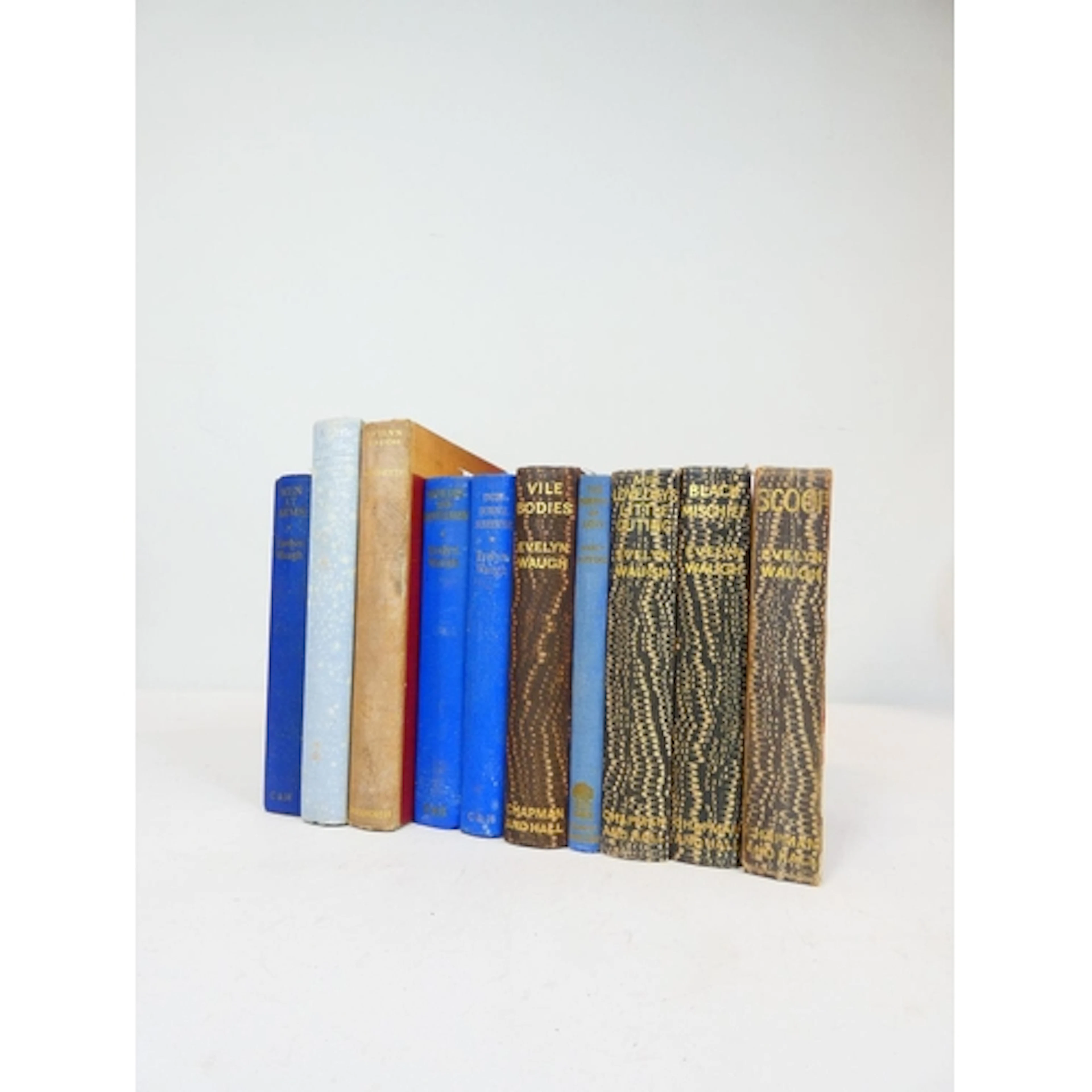 WAUGH EVELYN. 1st eds. of Black Mischief, Scoop a...