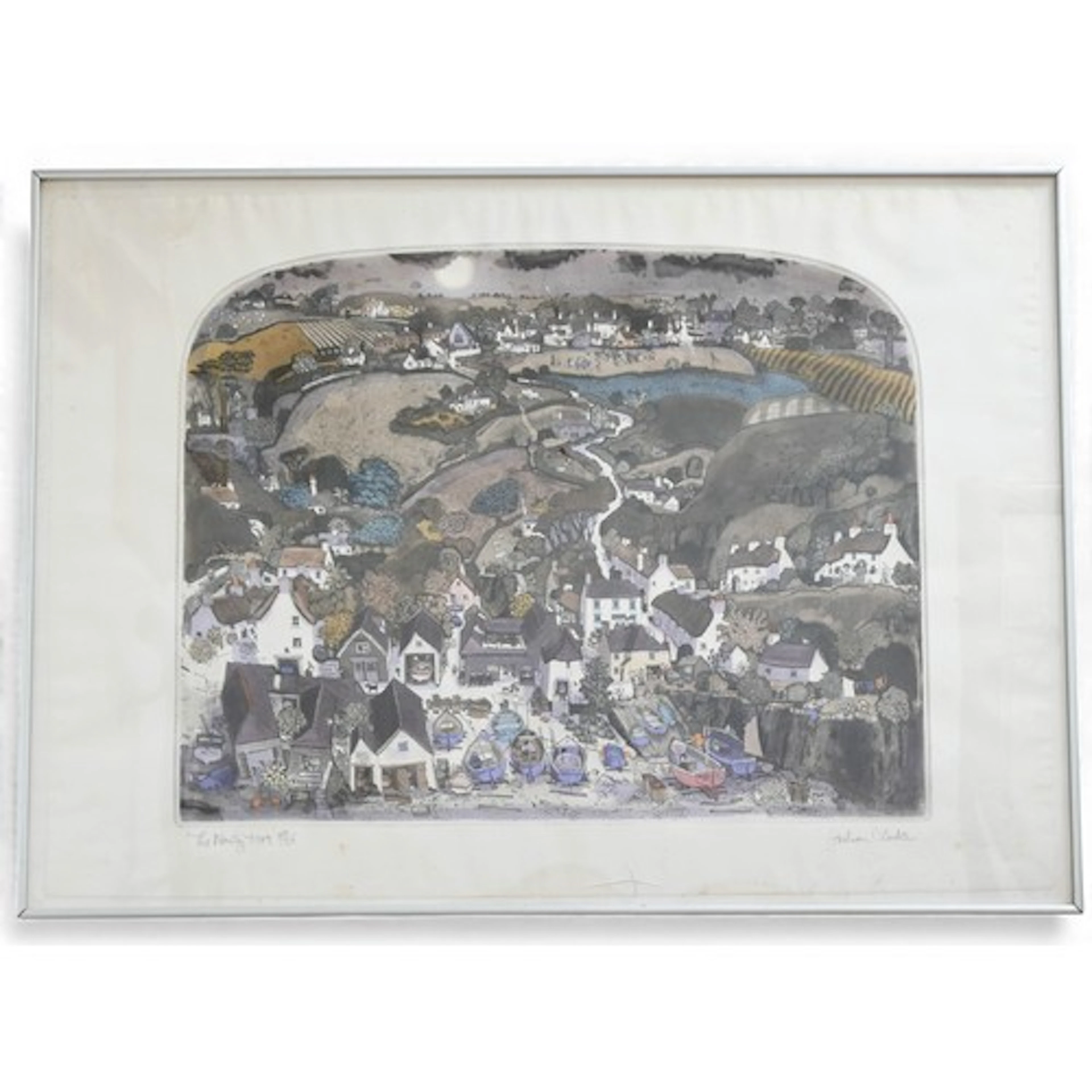 Graham Clarke (b.1941) a coloured limited edition print "Th...