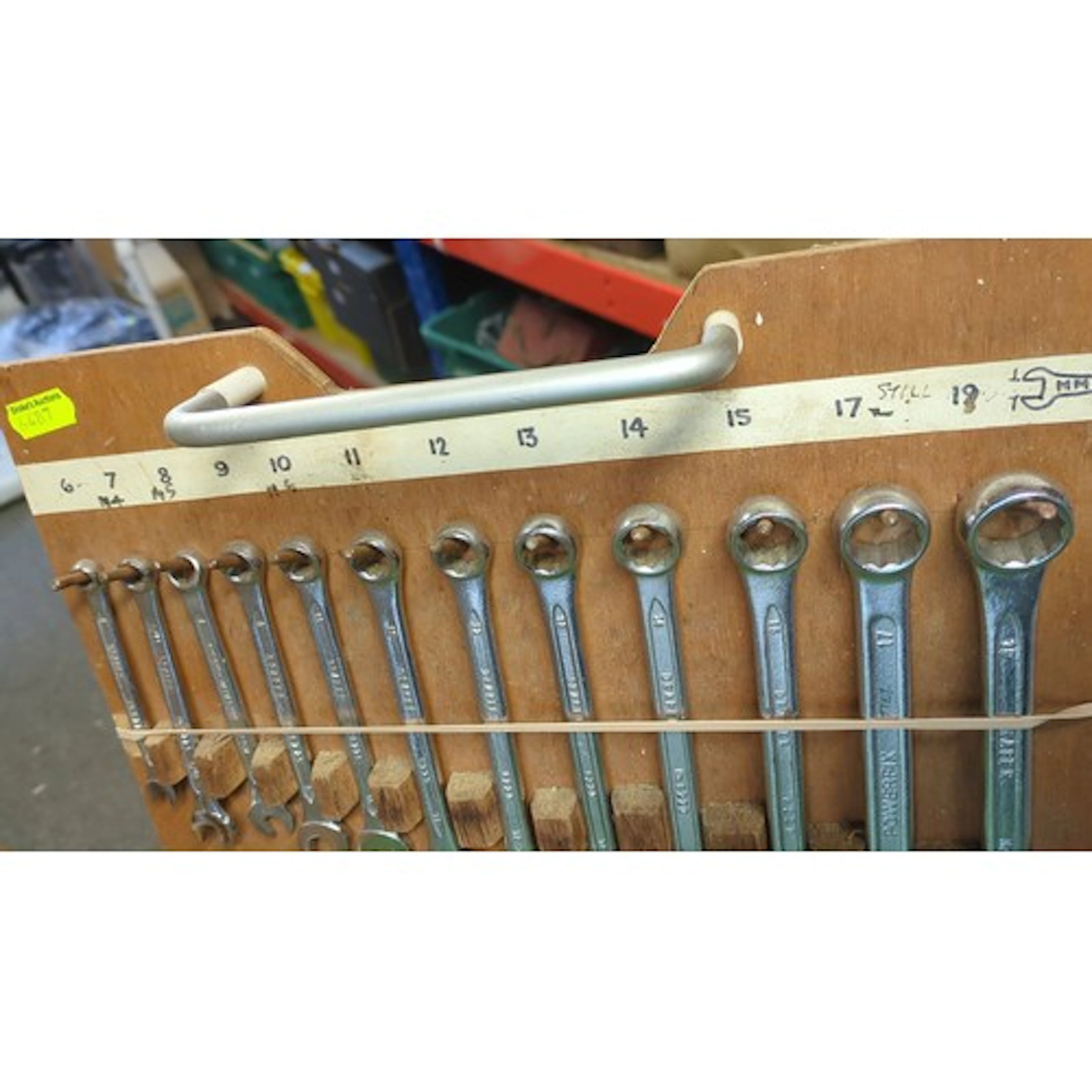 A group of Draper combination spanners, metric and fractiona...