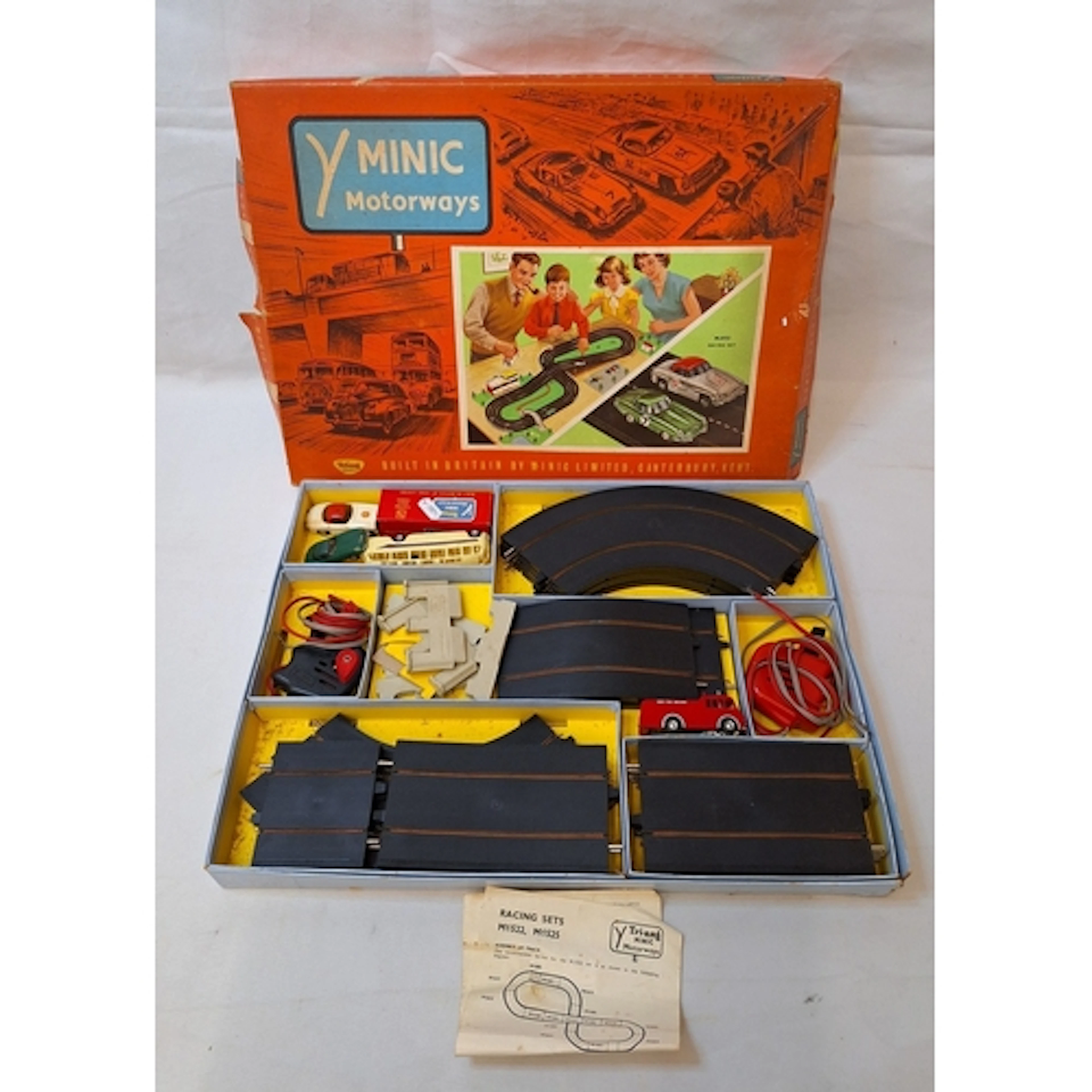 Minic Motorways by Tri-ang M.1522 Racing Set with instructio...