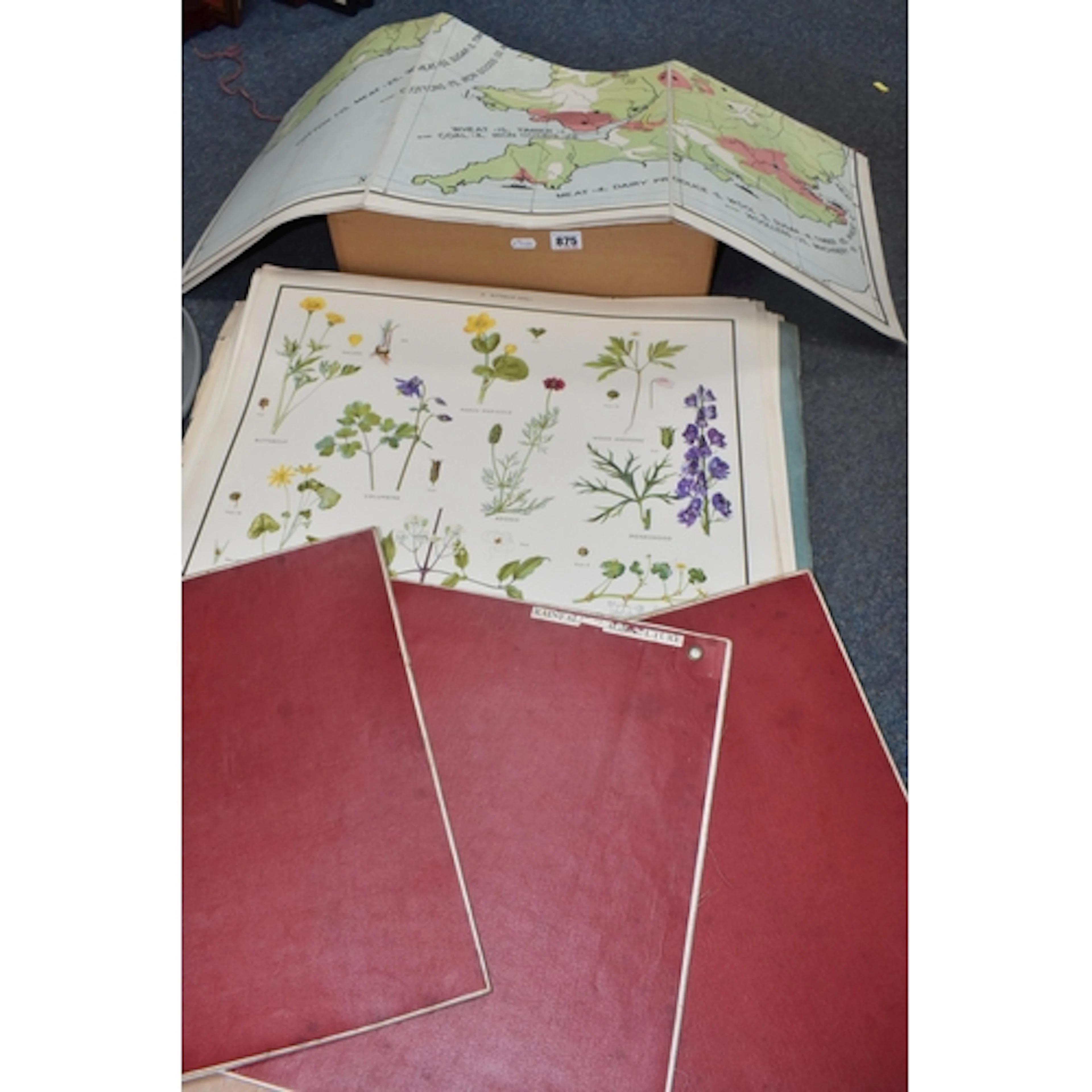 ONE BOX AND LOOSE EPHEMERA EDUCATIONAL RELATED ITEMS, to inc...