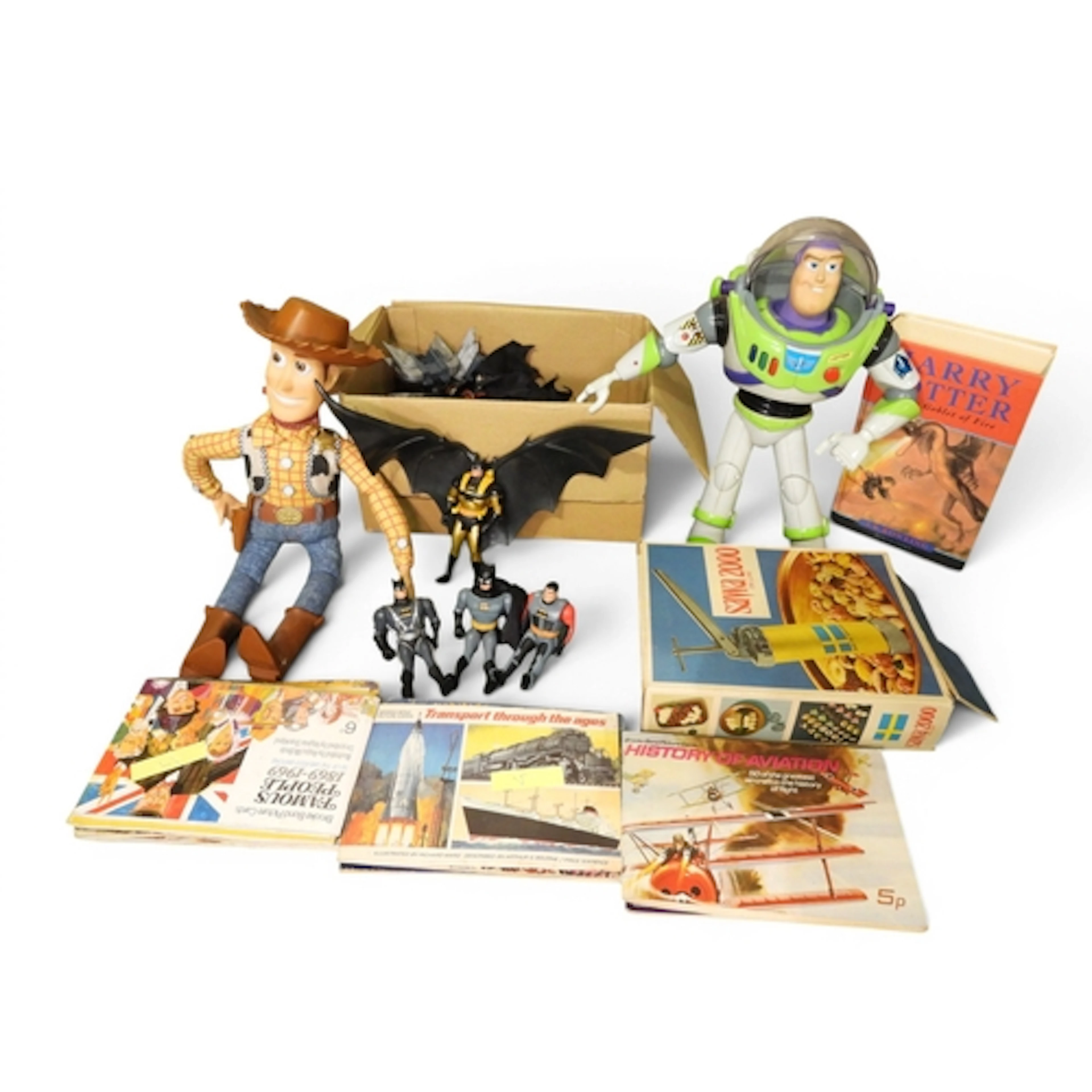 A mixed lot, comprising a first edition copy of Harry Potter...