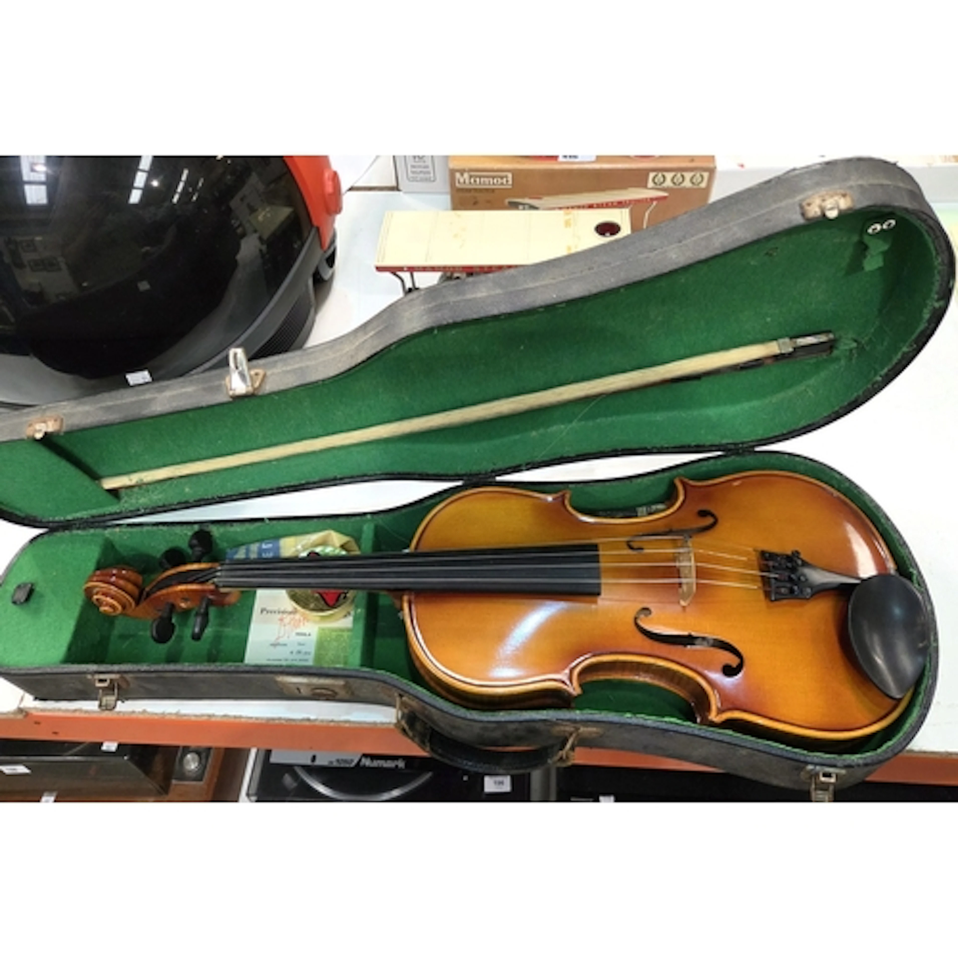 A 20th century two piece back Viola bearing interior label m...