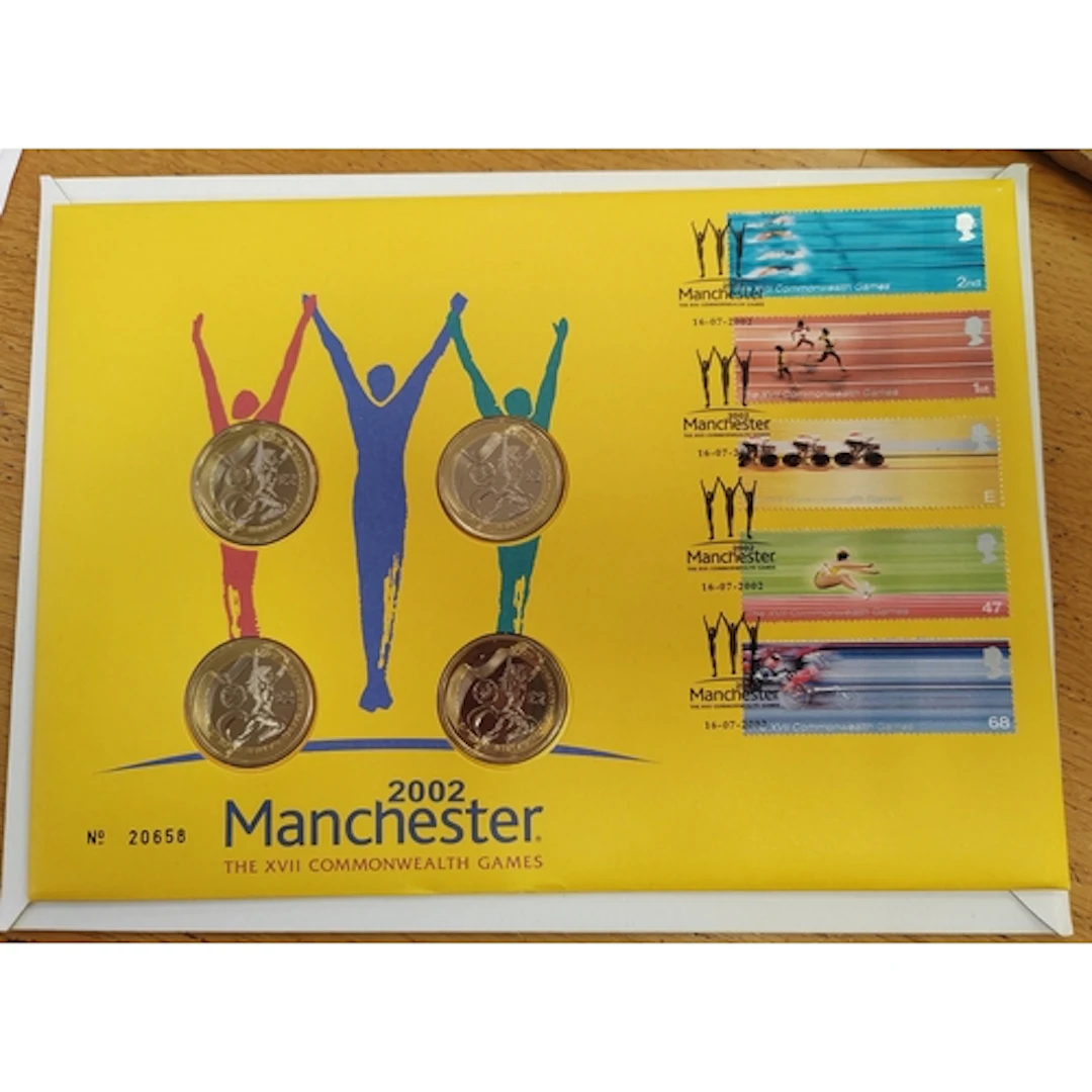2002 'Manchester XVIII Commonwealth Games' commemorative cov...