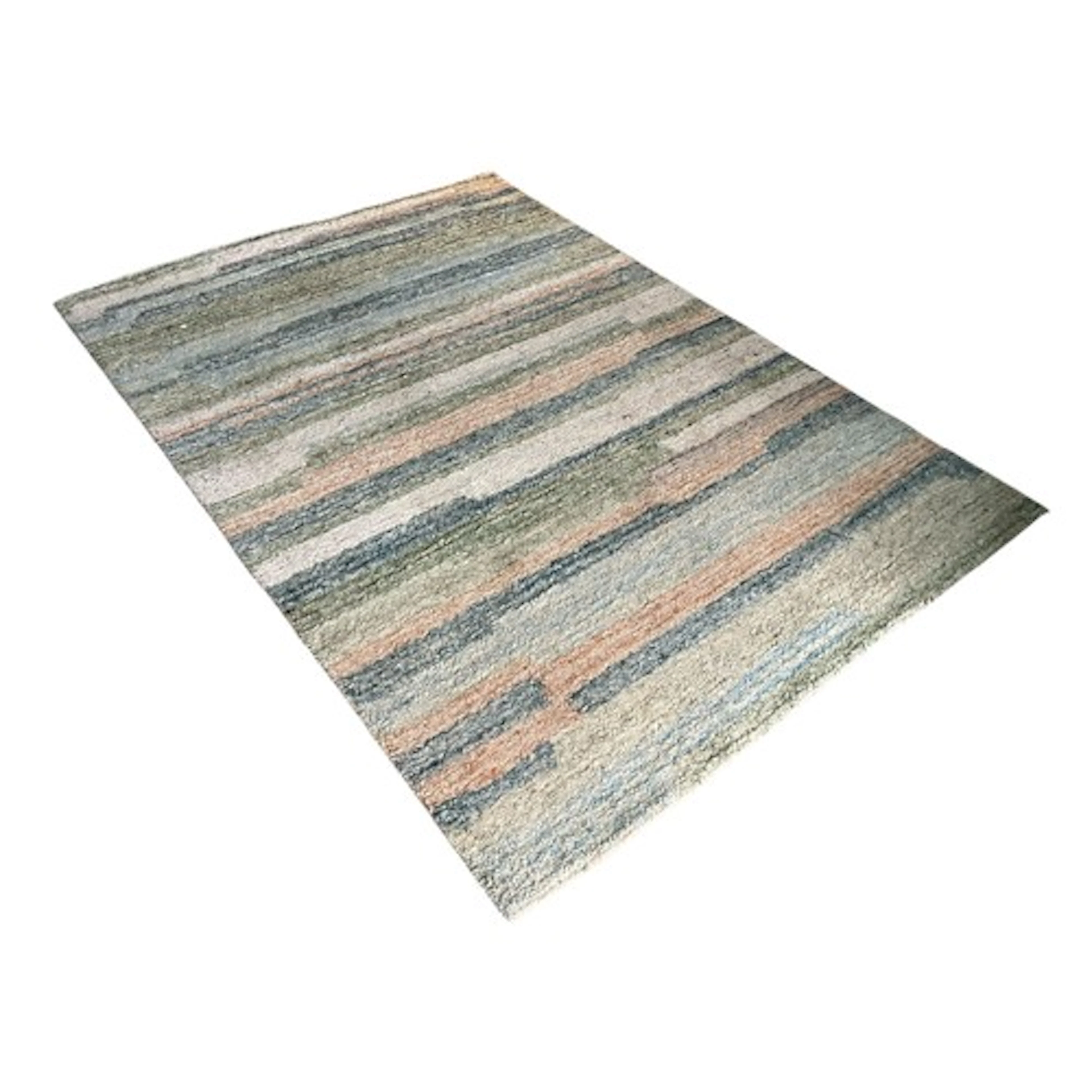 Oriental Weavers Vista Multi Indian 100% wool rug in muted t...