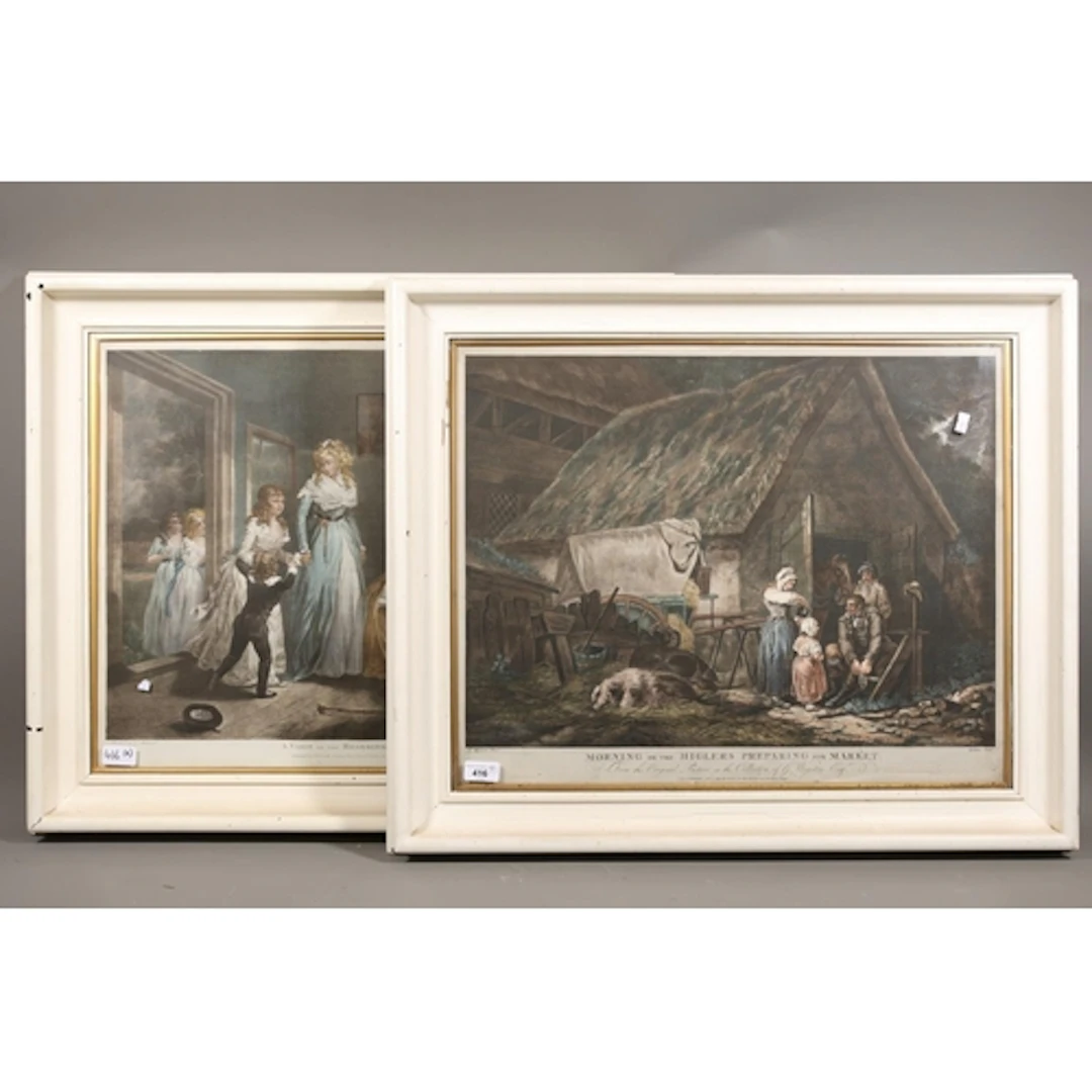 D ORME after GEORGE MORLAND, Morning or the Highlers Prepari...