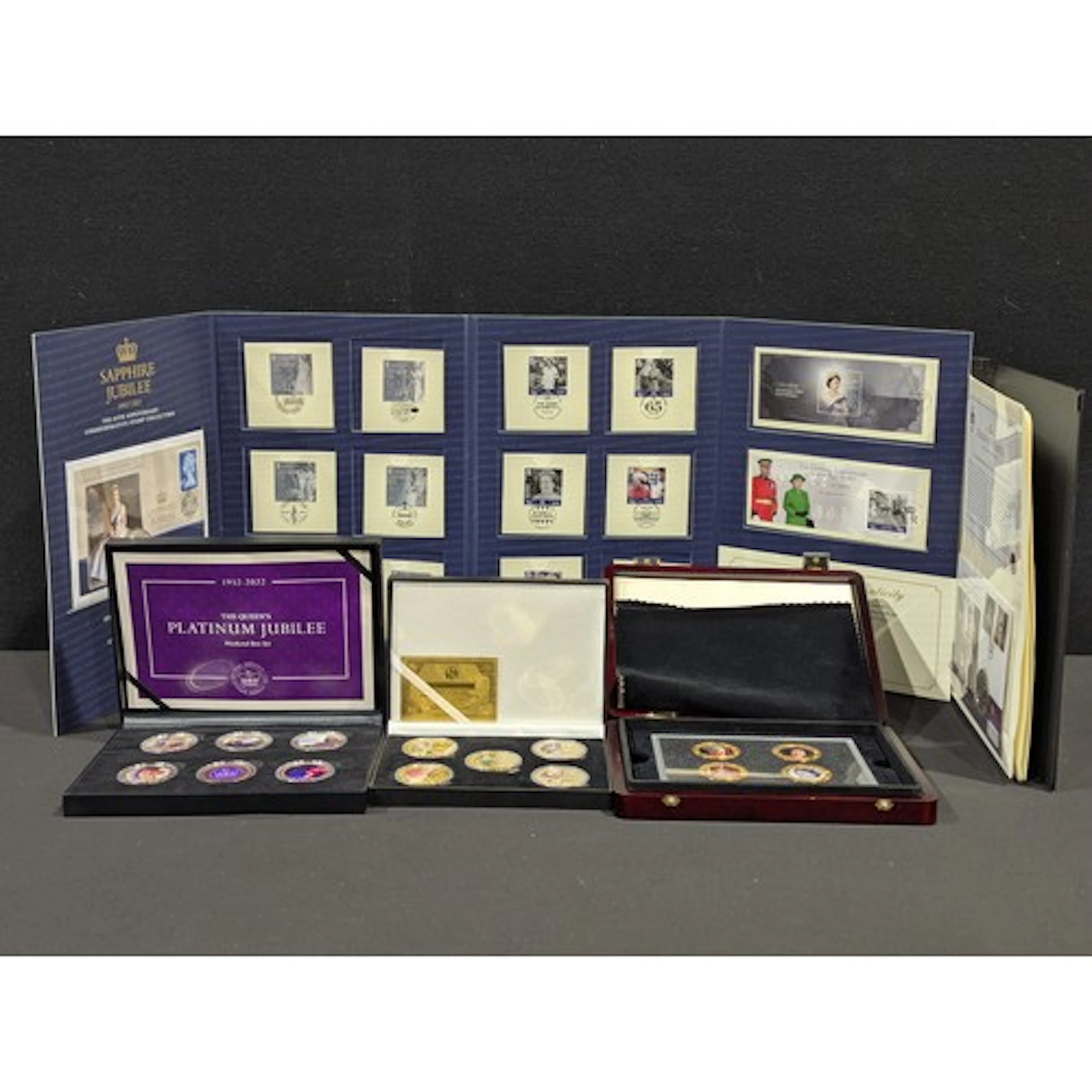 Numismatics - Royal Commemoratives inc Elizabeth II diamond ...