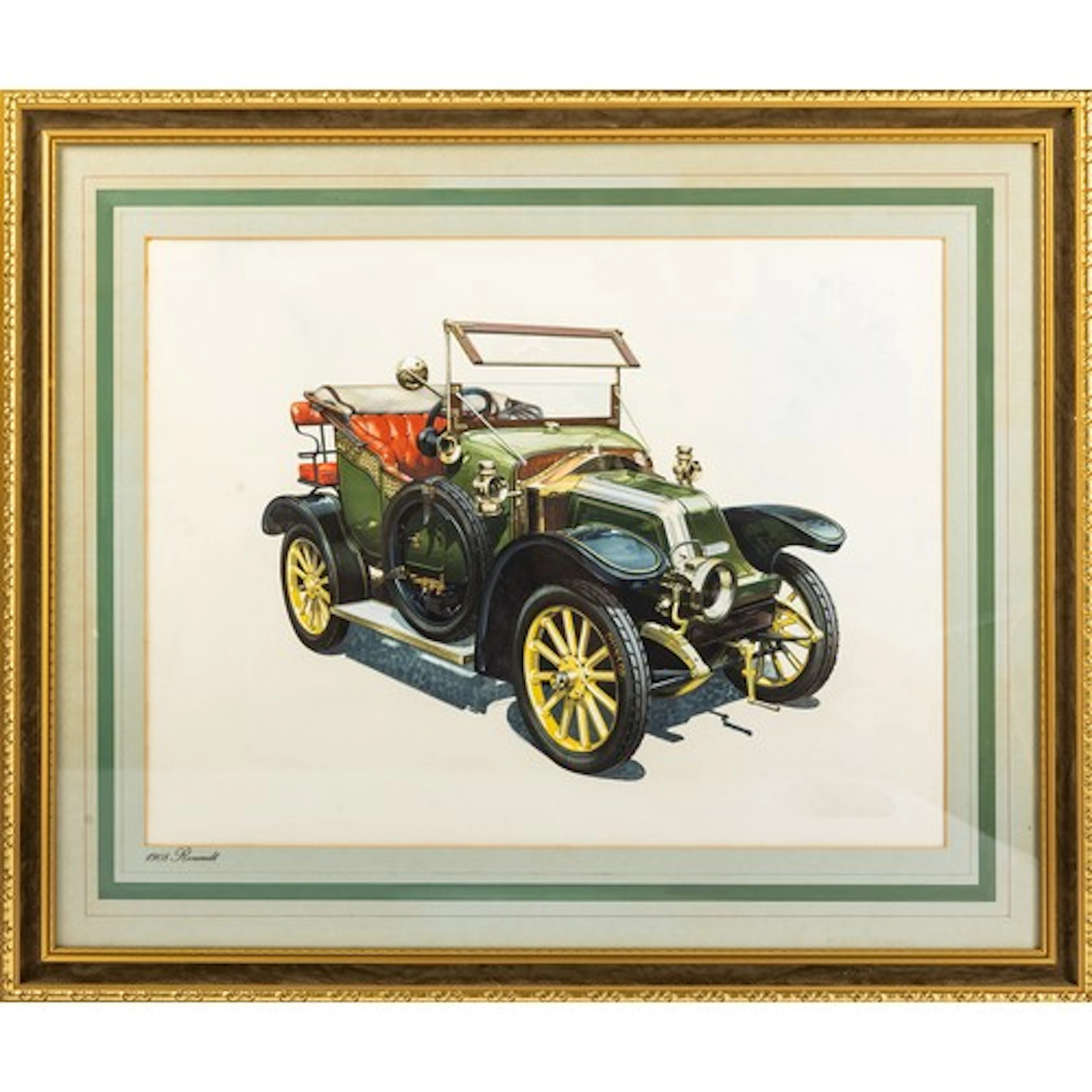 Mike Atkinson (British, 20th Century), 1908 Renault, Water...