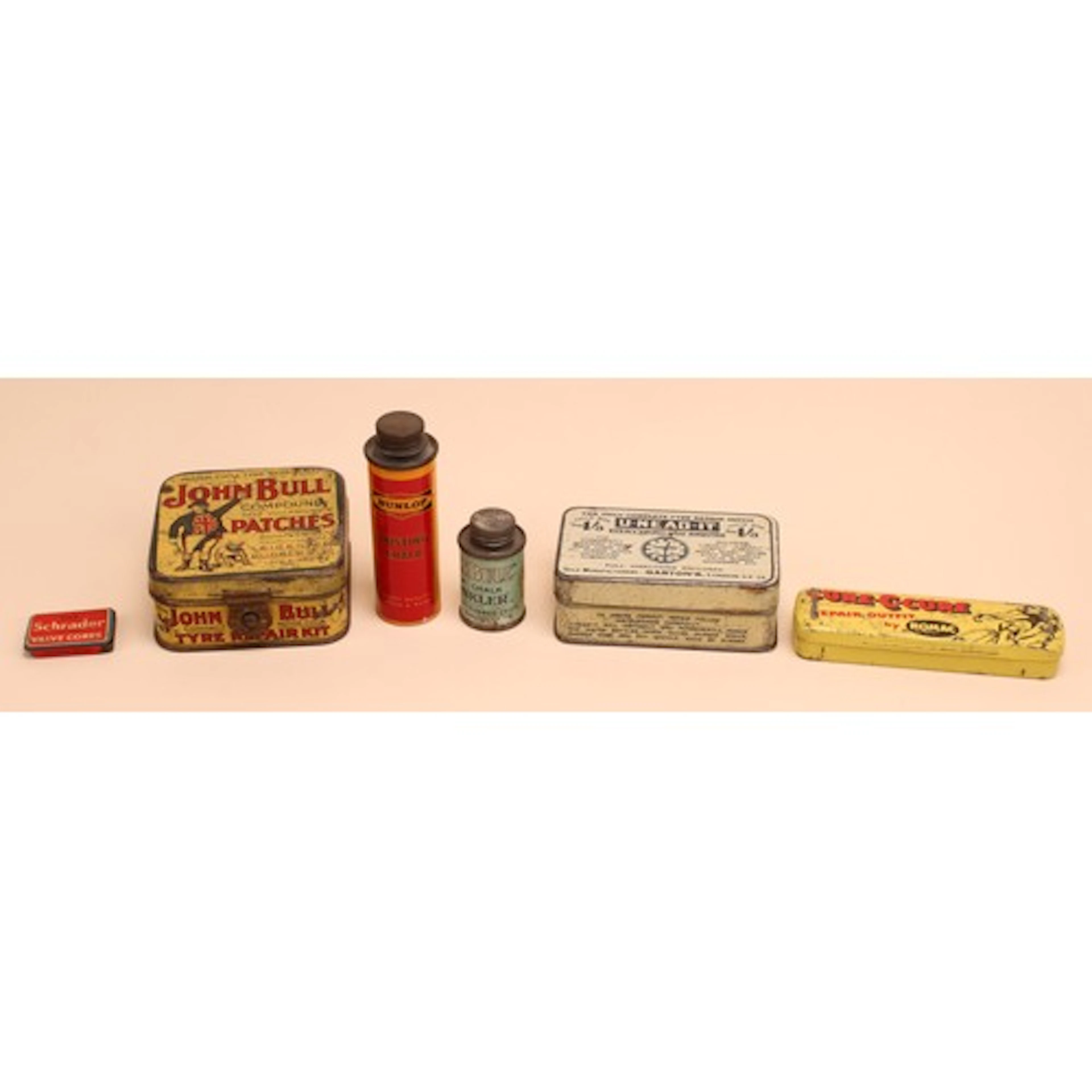 Advertising Tins - Motoring and Cycling - a rounded rectangu...