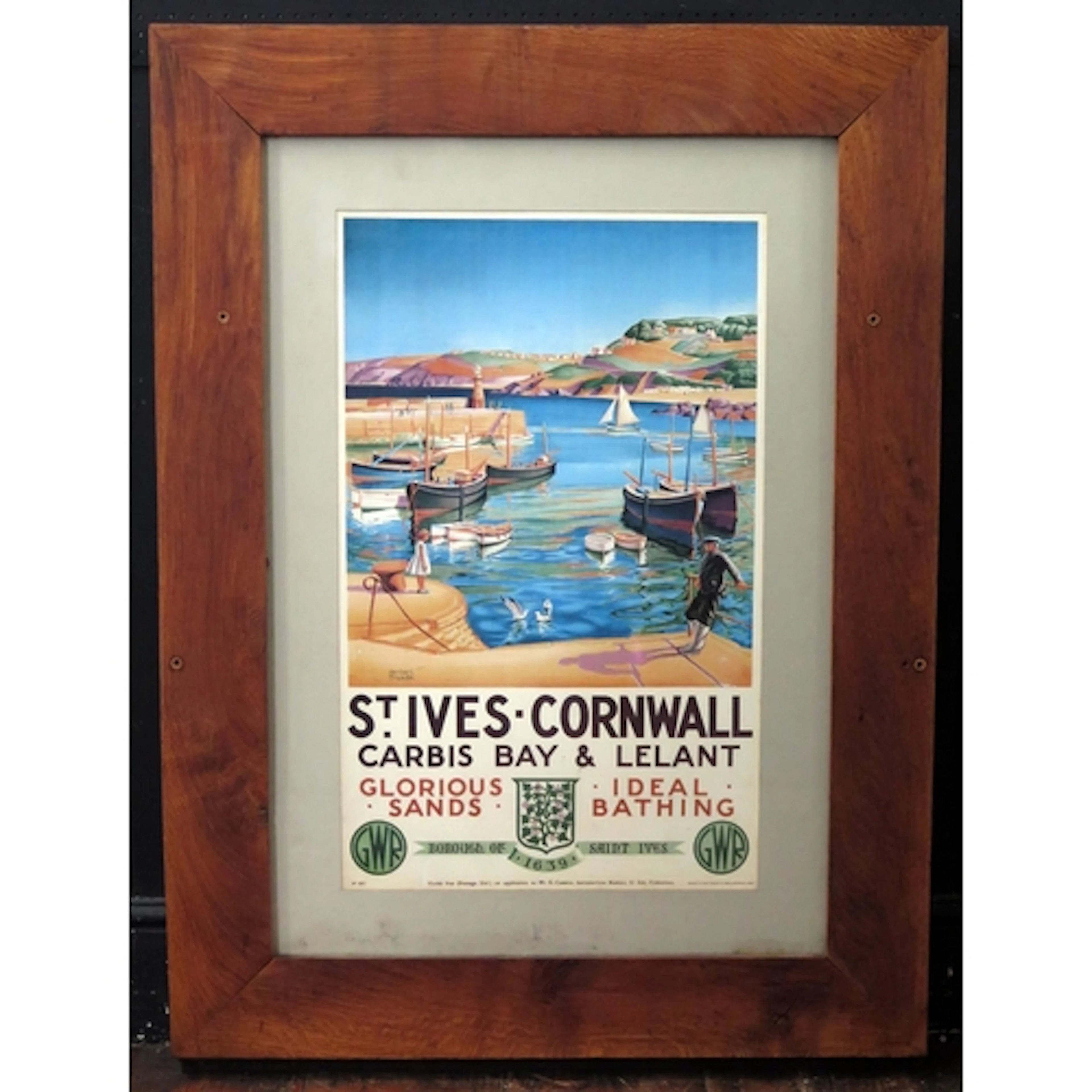 St Ives, Cornwall, "Glorious Sands, Ideal Bathing", a GWR po...