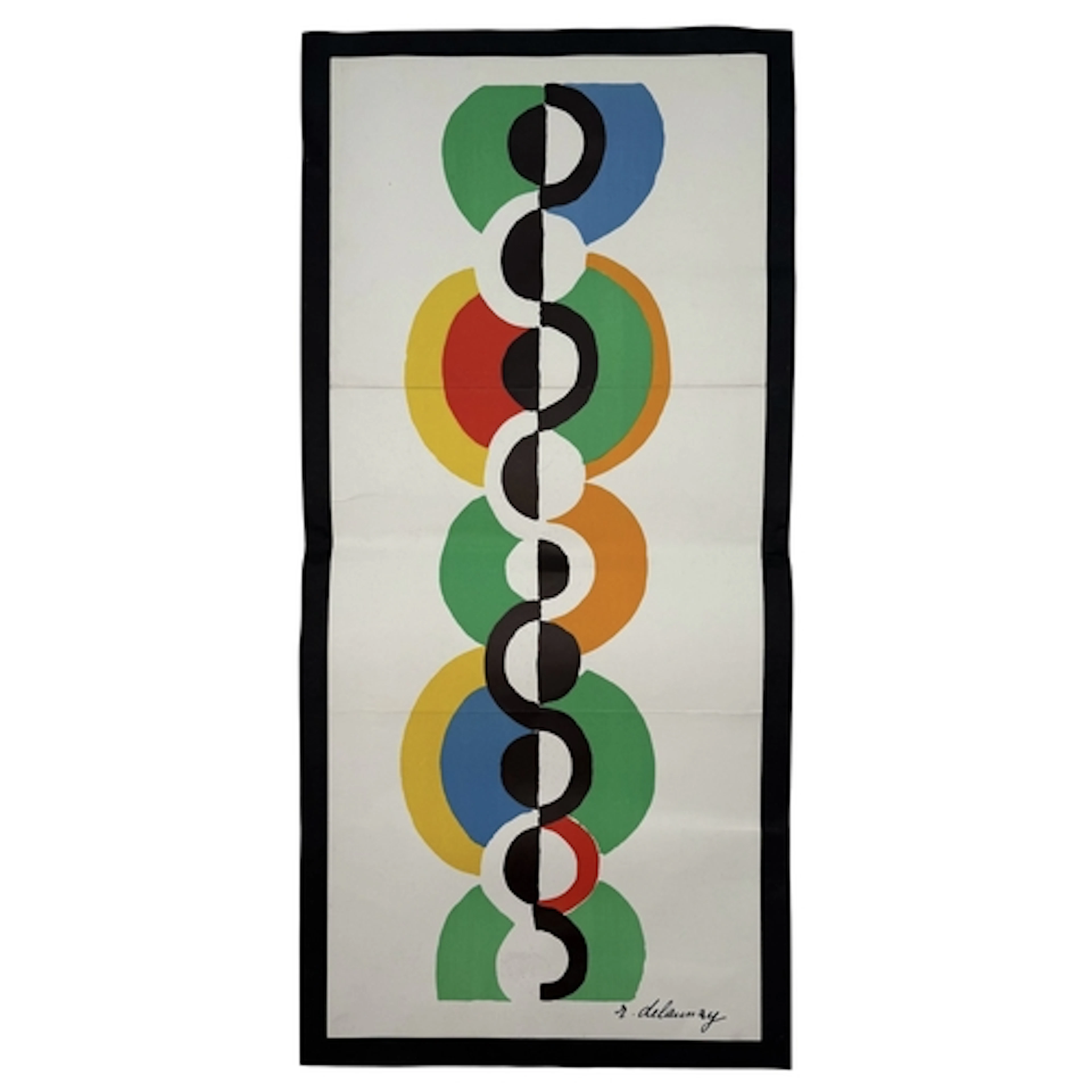 ROBERT DELAUNAY (FRENCH, 1885-1941), 'COMPOSITION IN SIX COL...