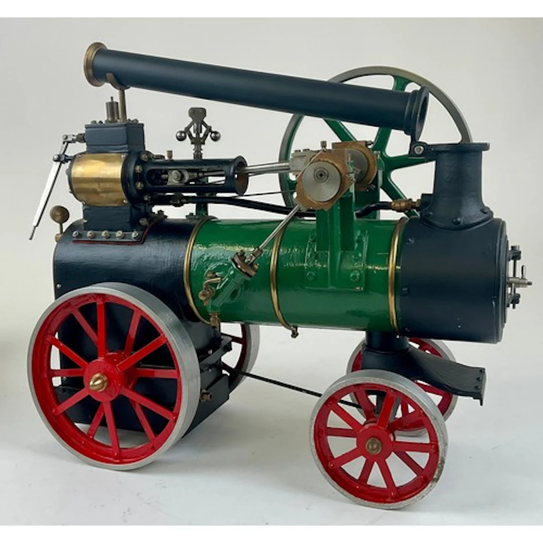 A large exhibition quality traction engine, the casing marke...