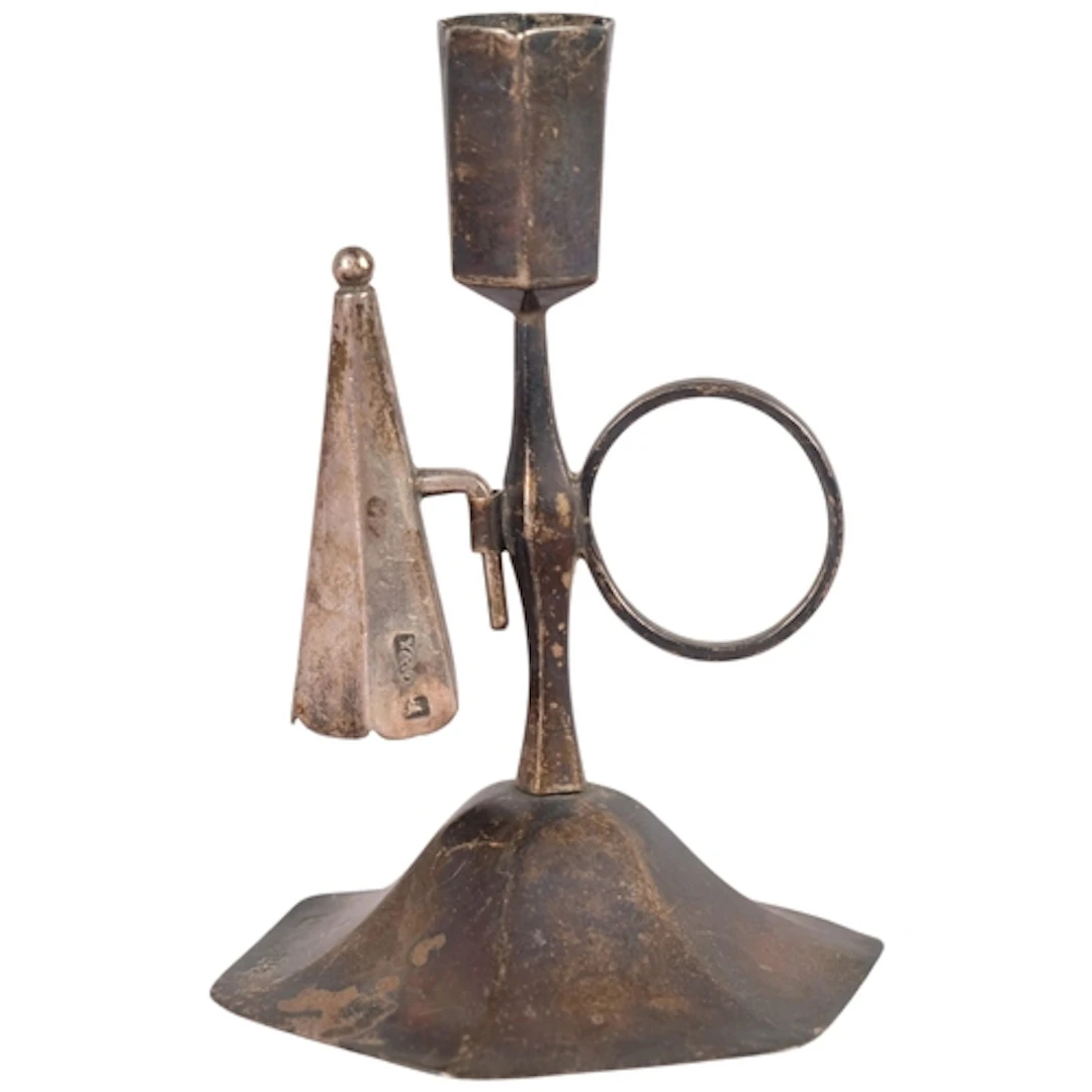 A Victorian miniature taper chamberstick, Yapp & Woodward, B...