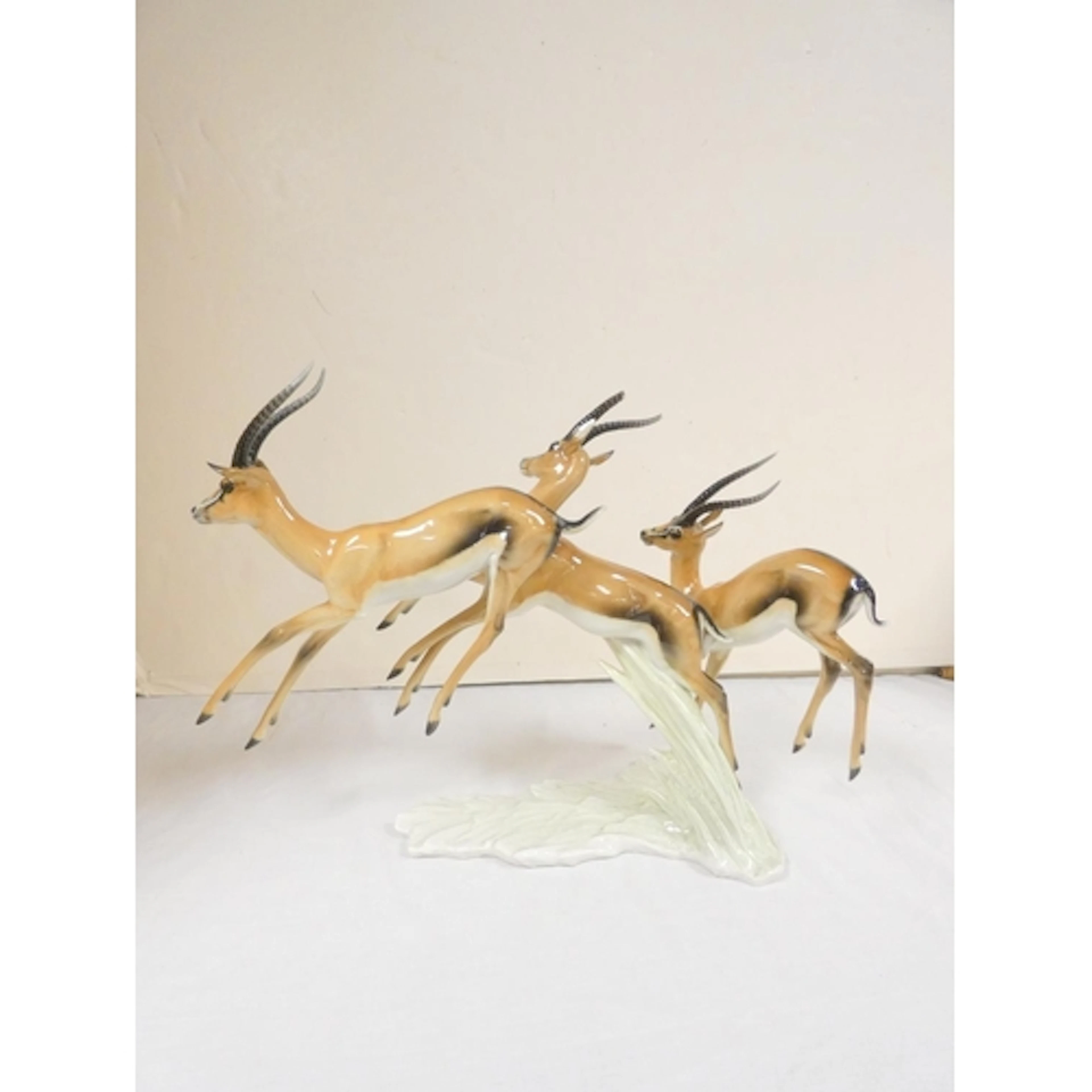 Vintage porcelain figure by Hutschenreuther, Germany of thre...