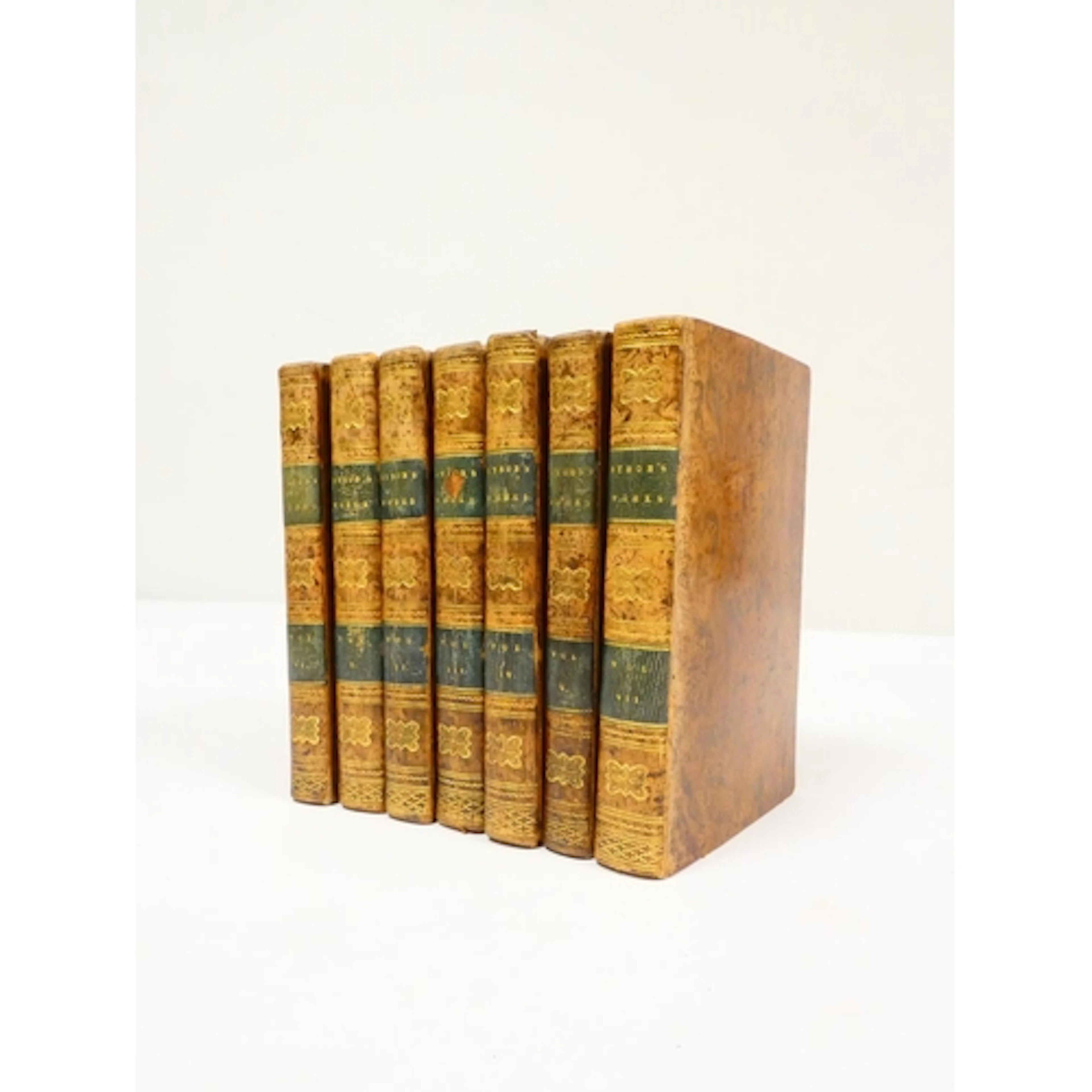 BYRON LORD. The Works. 7 vols. Half titles to all but vol. ...