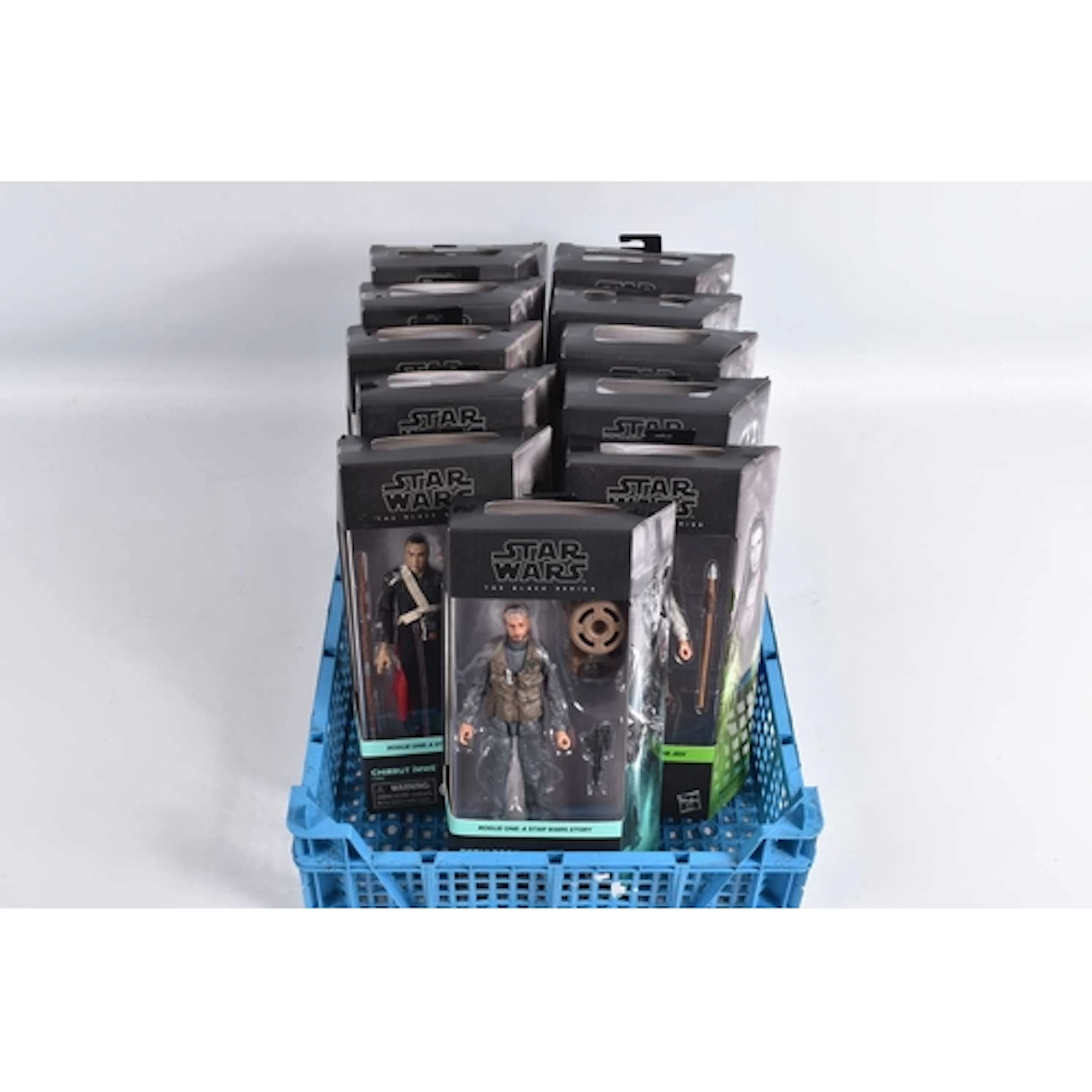 ELEVEN BOXED DISNEY HASBRO STAR WARS THE BLACK SERIES MODELS...