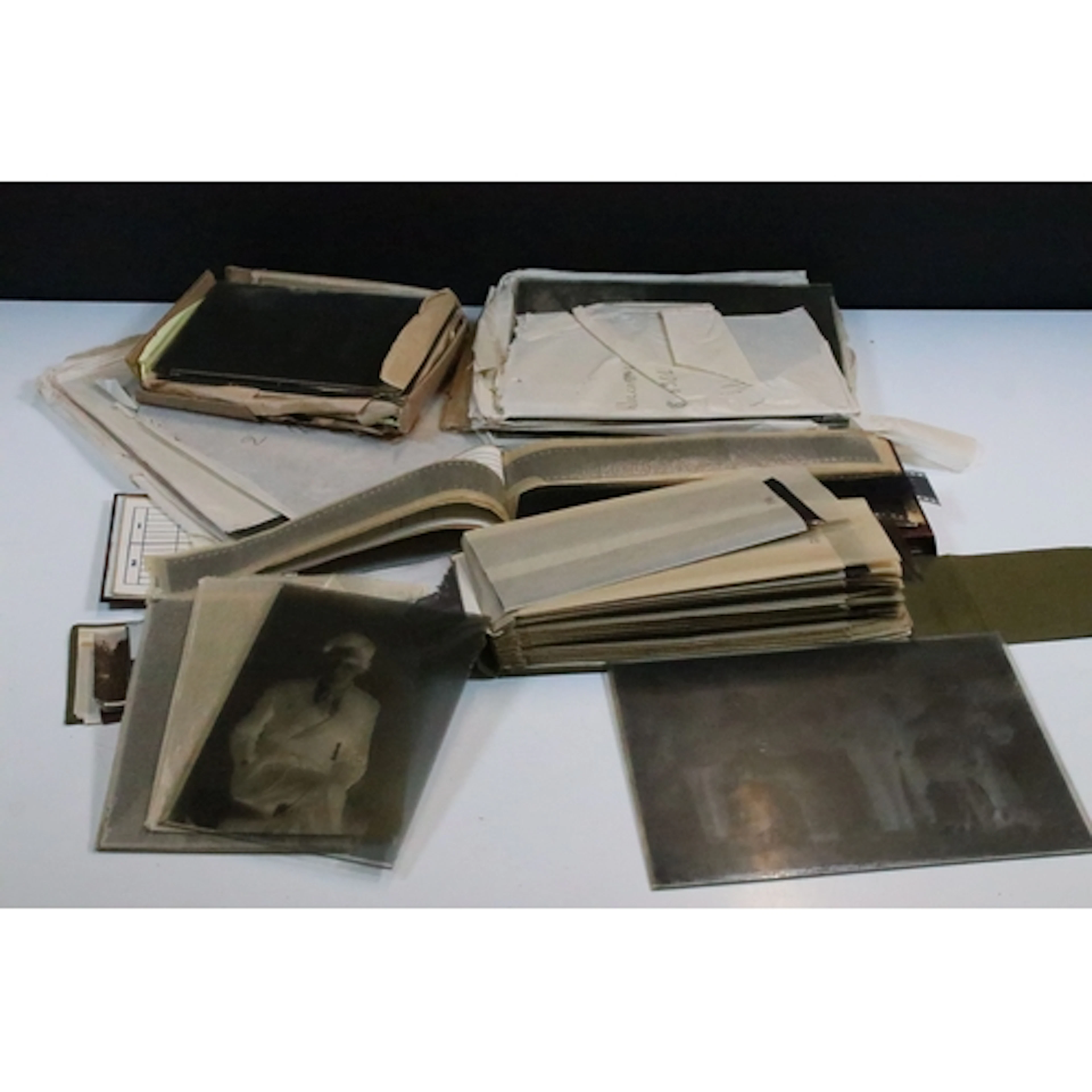 Collection of glass negatives, to comprise some of military ...