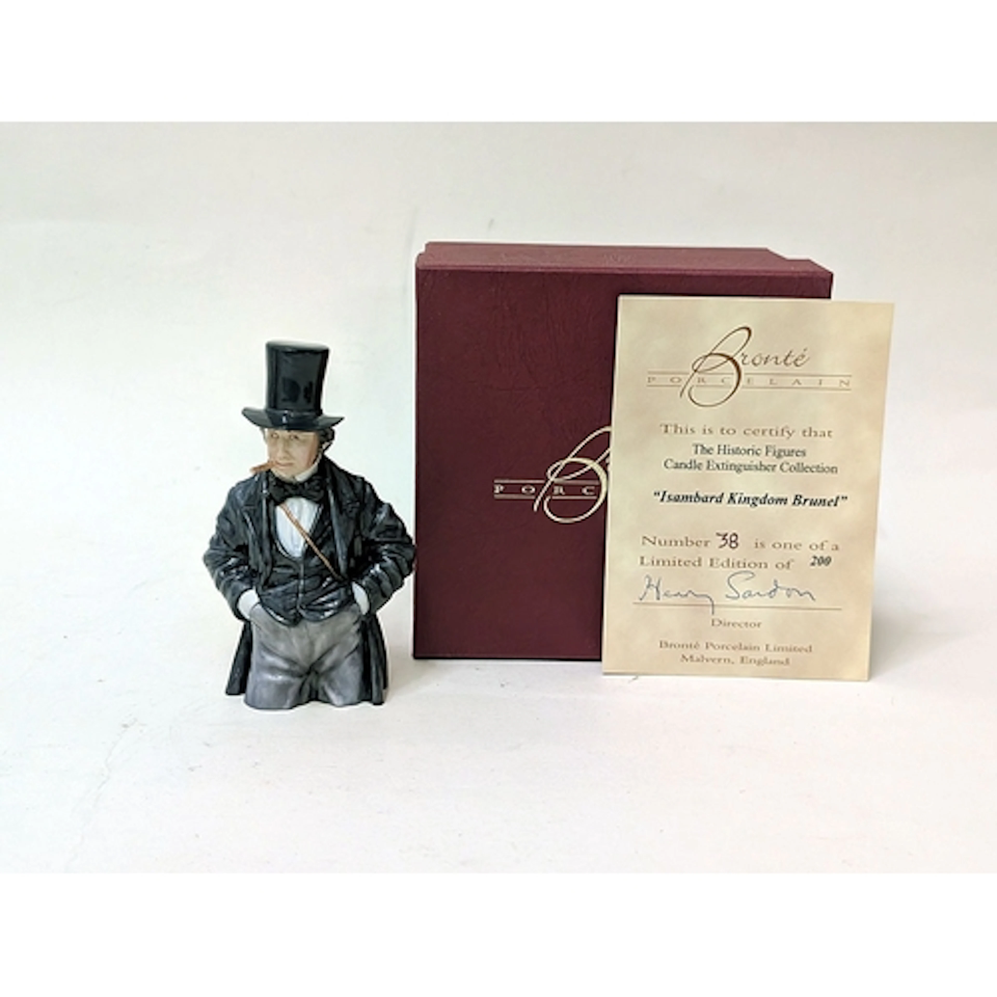 Bronte Porcelain The Historic Figures Candle Extinguisher Co...