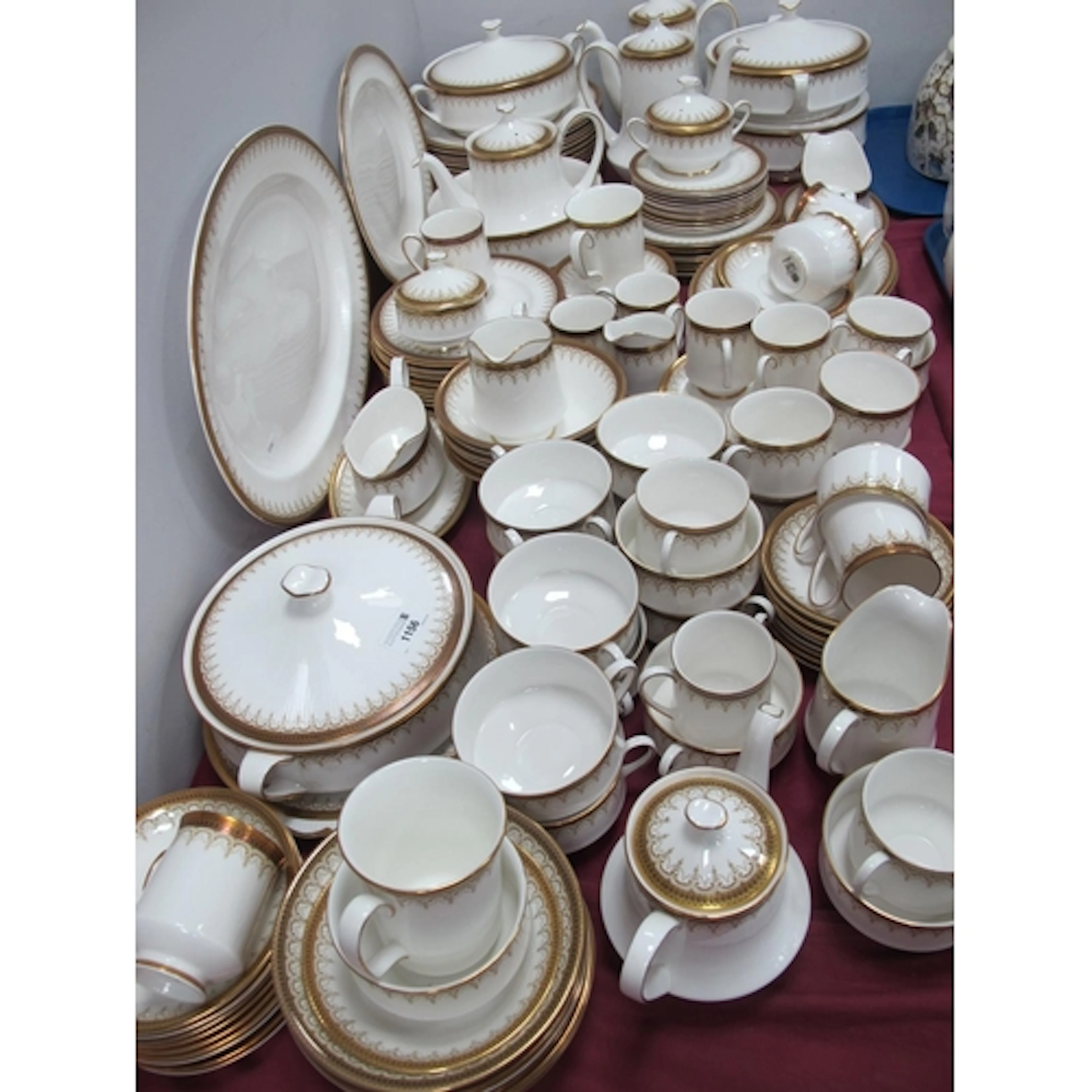 Paragon and Royal Albert 'Athena' Pattern, large dinner, tea...