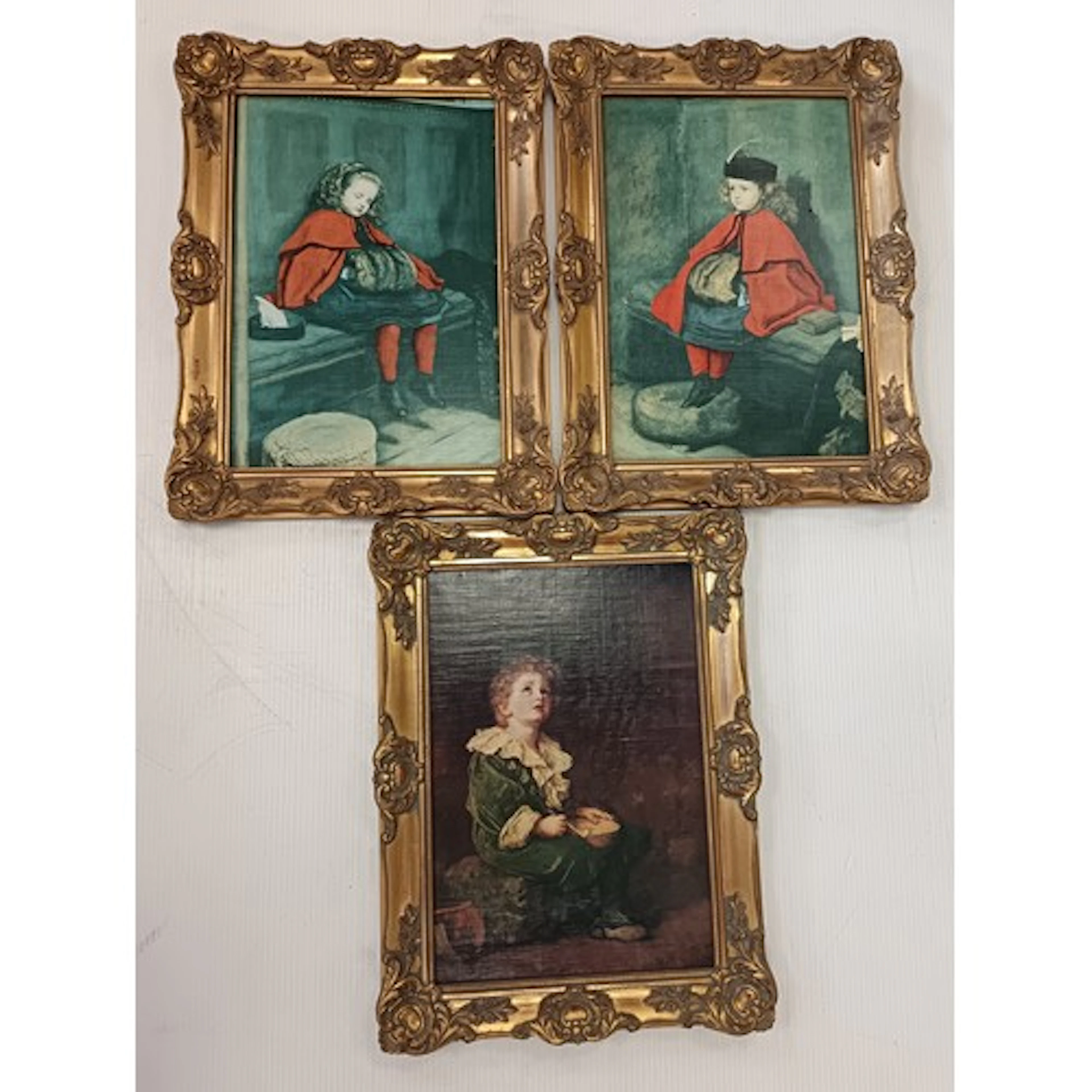 After John Everett Millais — three framed colour prints, ‘Bu...
