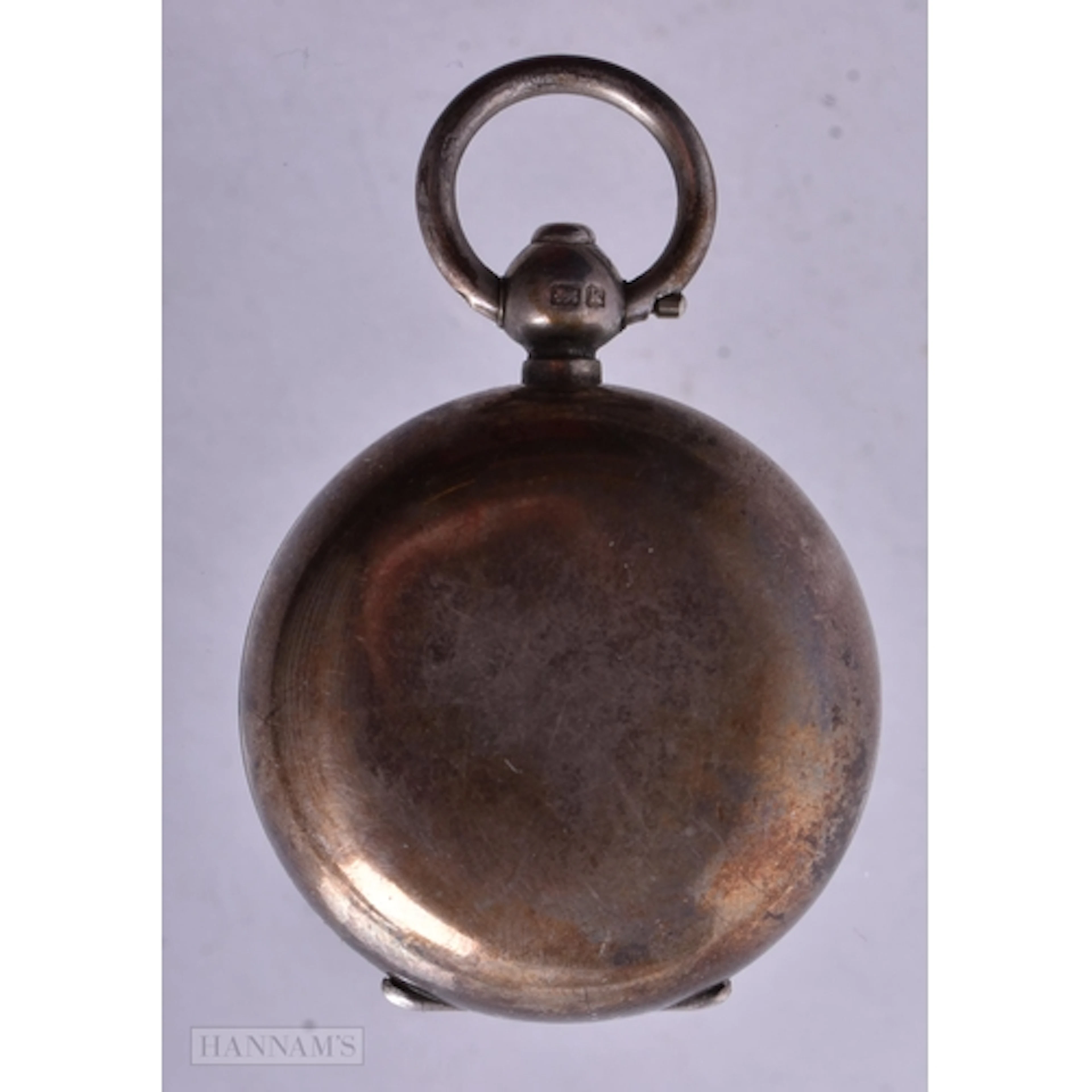 AN EDWARDIAN SILVER SOVEREIGN CASE. Birmingham 1909. 19.5 gr...