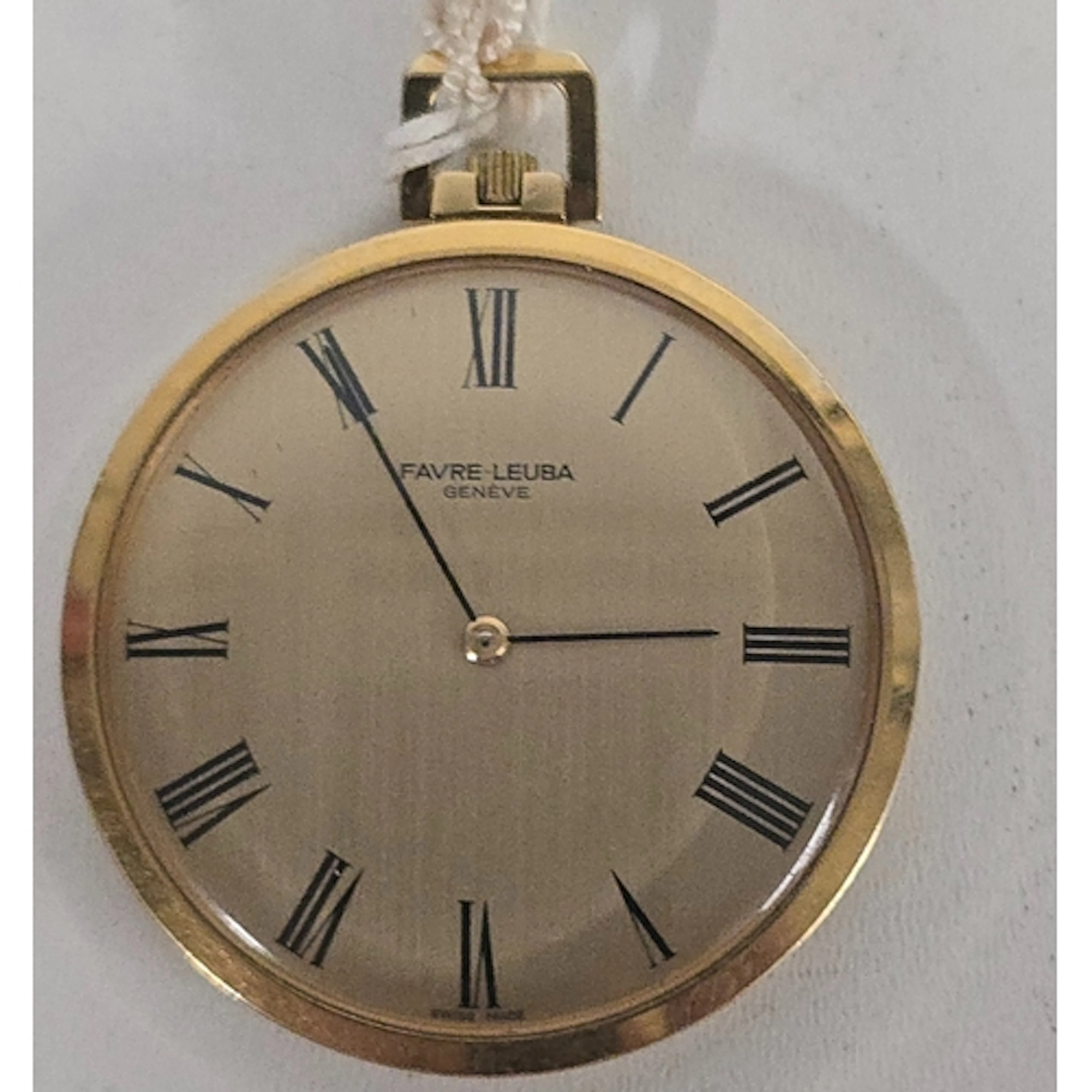 A slim high quality Swiss dress watch by Favre Leuba Geneve,...