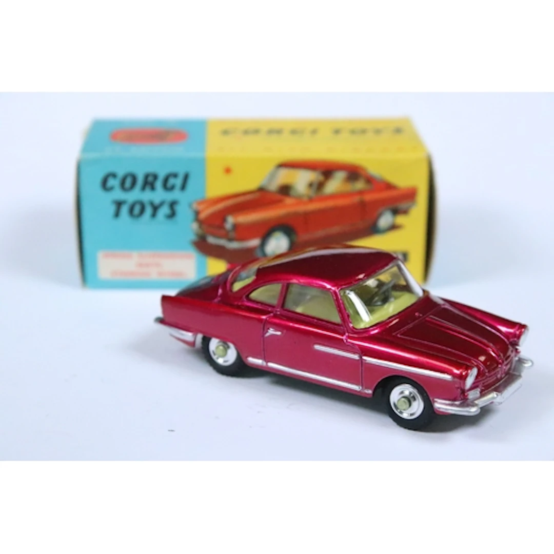 Boxed Corgi 316 NSU Sport Prinz diecast model in metallic ce...