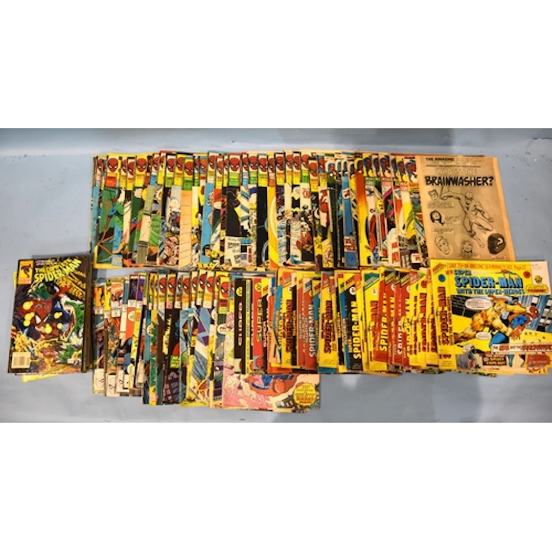 Marvel Comics, Spiderman 1974 (x14), 1975 (x23), 1976 (x21),...