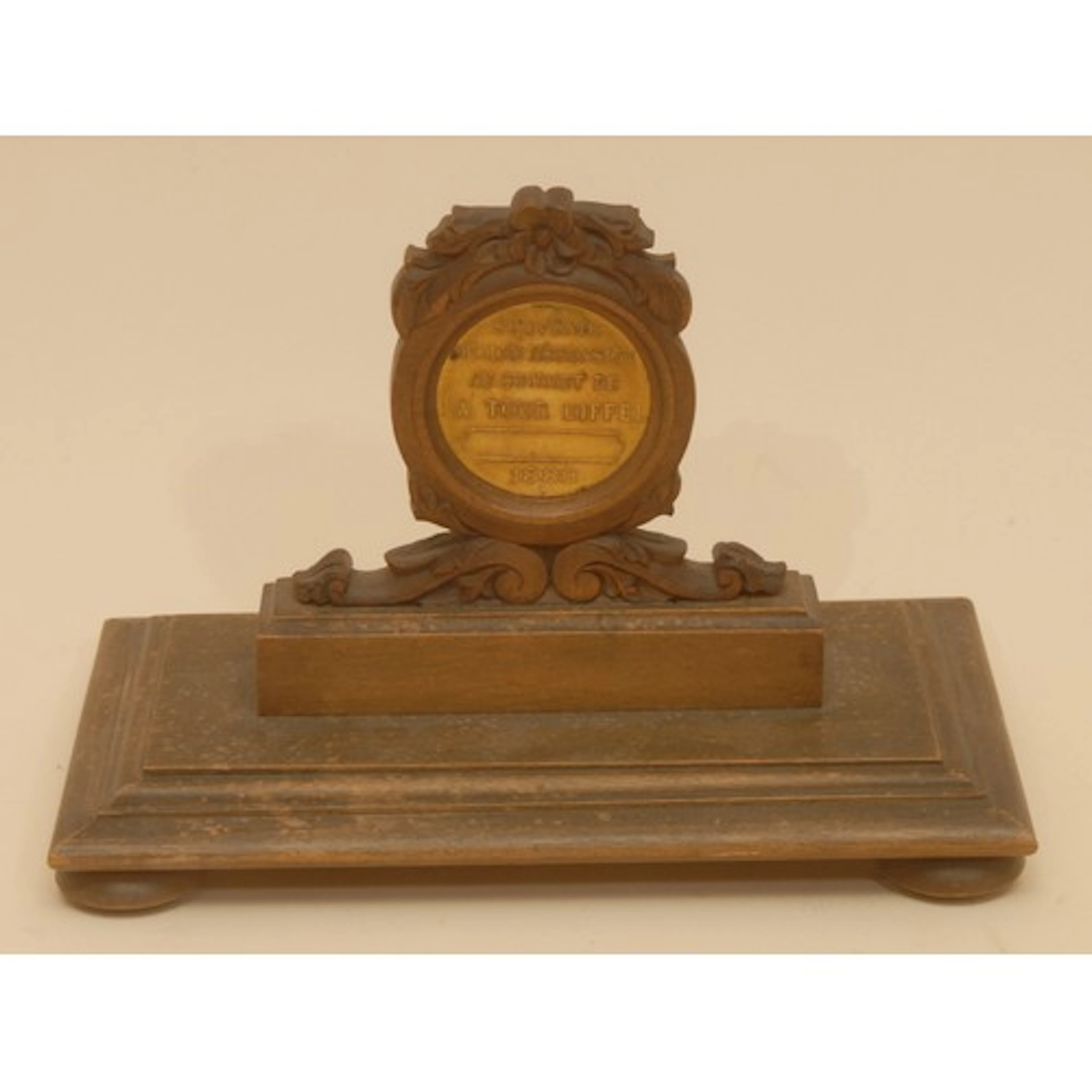 French History - a 19th century gilt metal medal, commemorat...