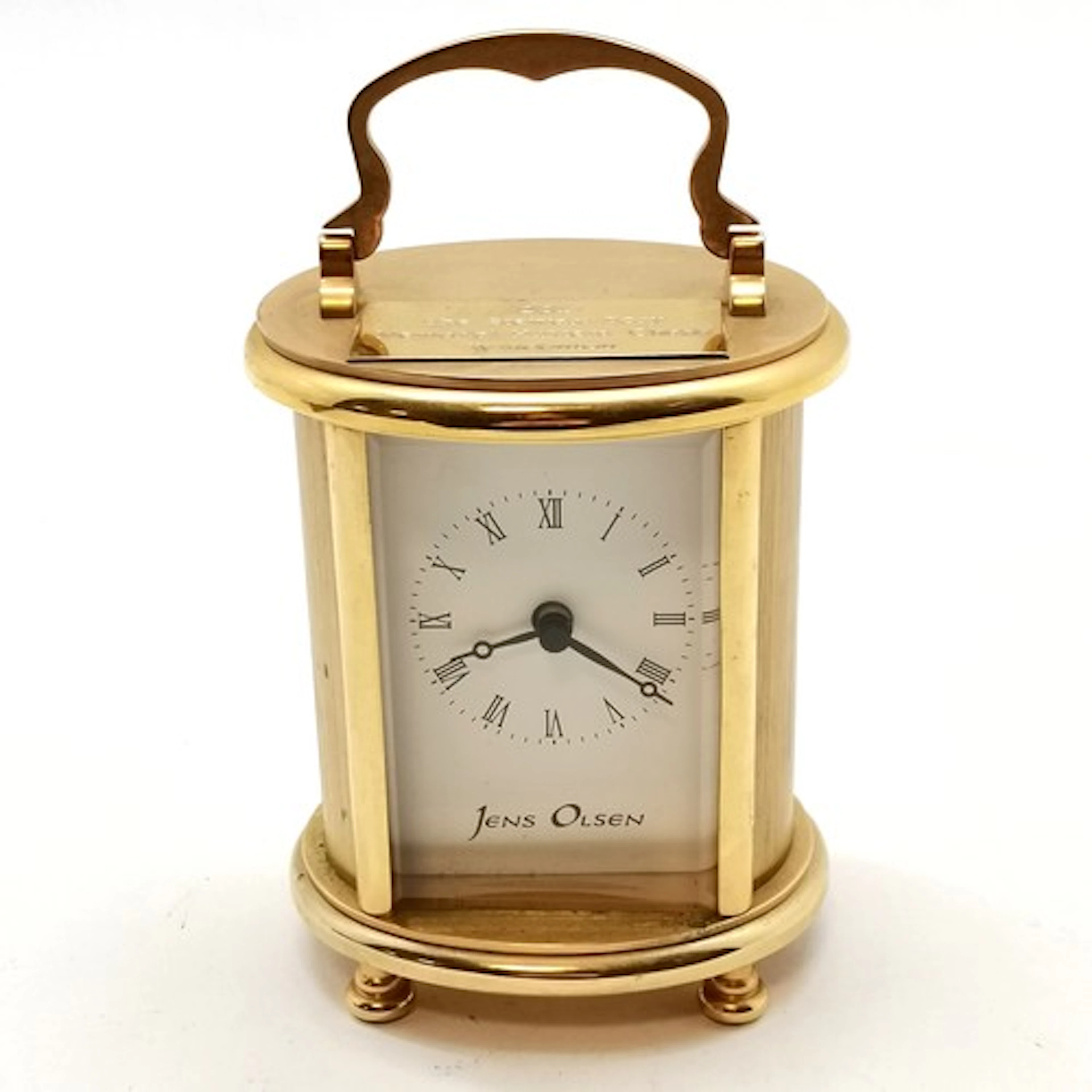 Jens Olsen quartz carriage clock presented in 2011 Stewart T...