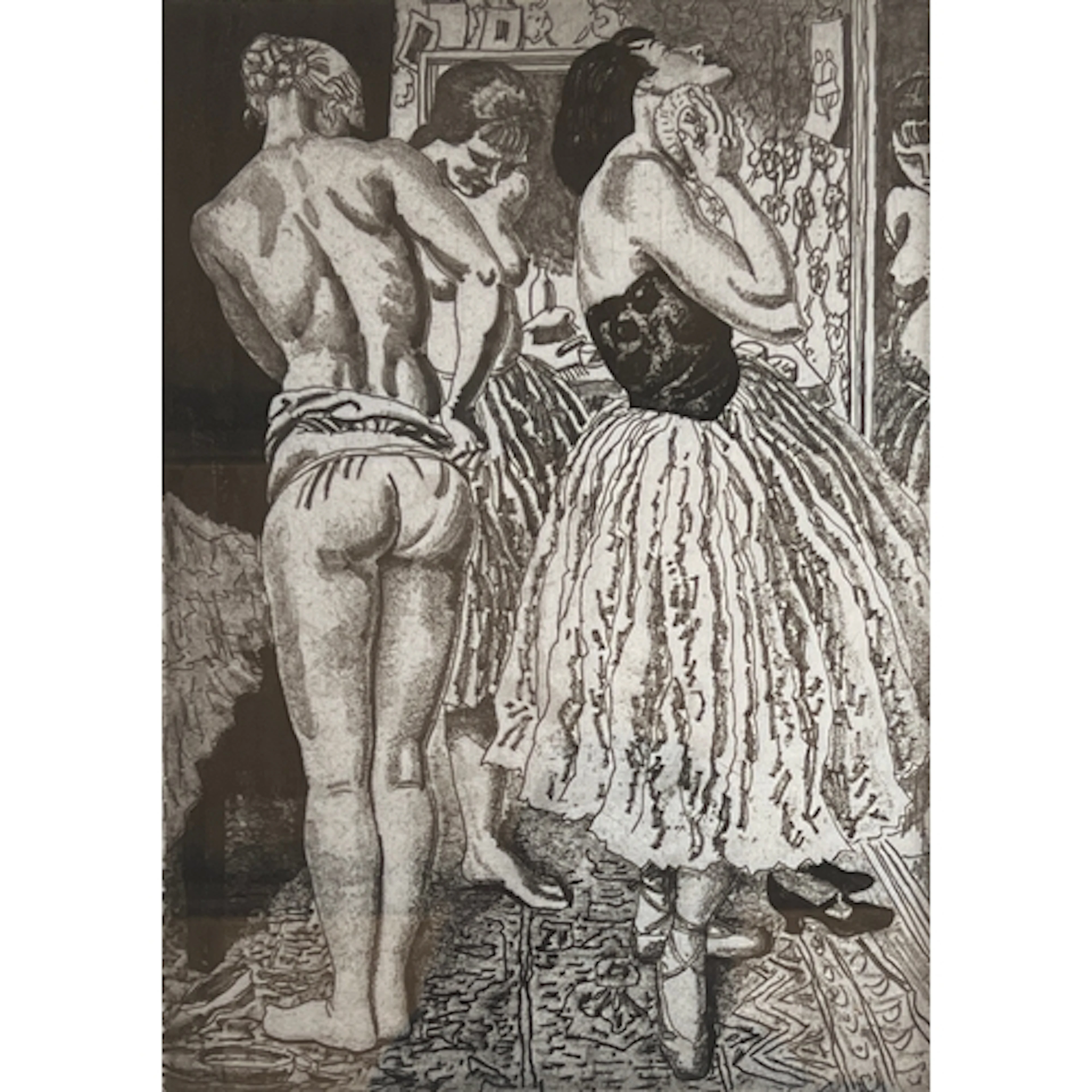 Dame Laura Knight RA RWS (1877-1970), 'The Three Graces of B...