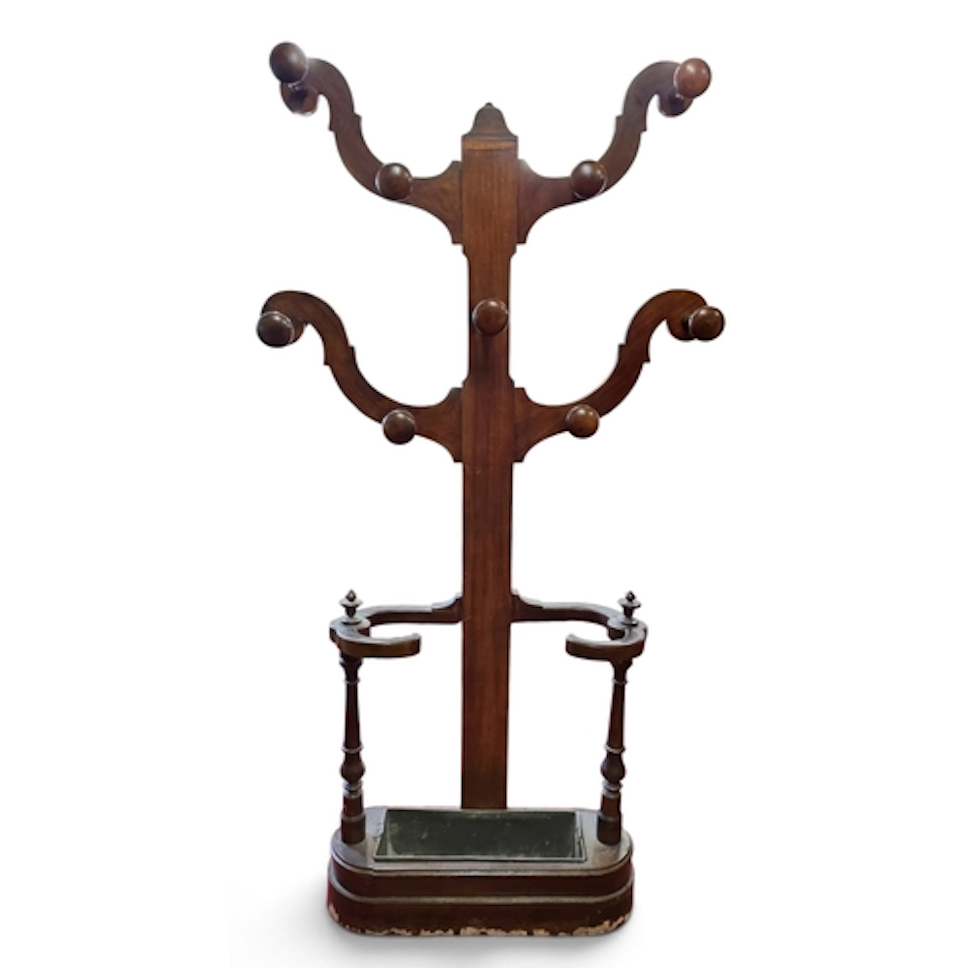 A 19th Century Mahogany tree of life Stick and Coat Stand wi...