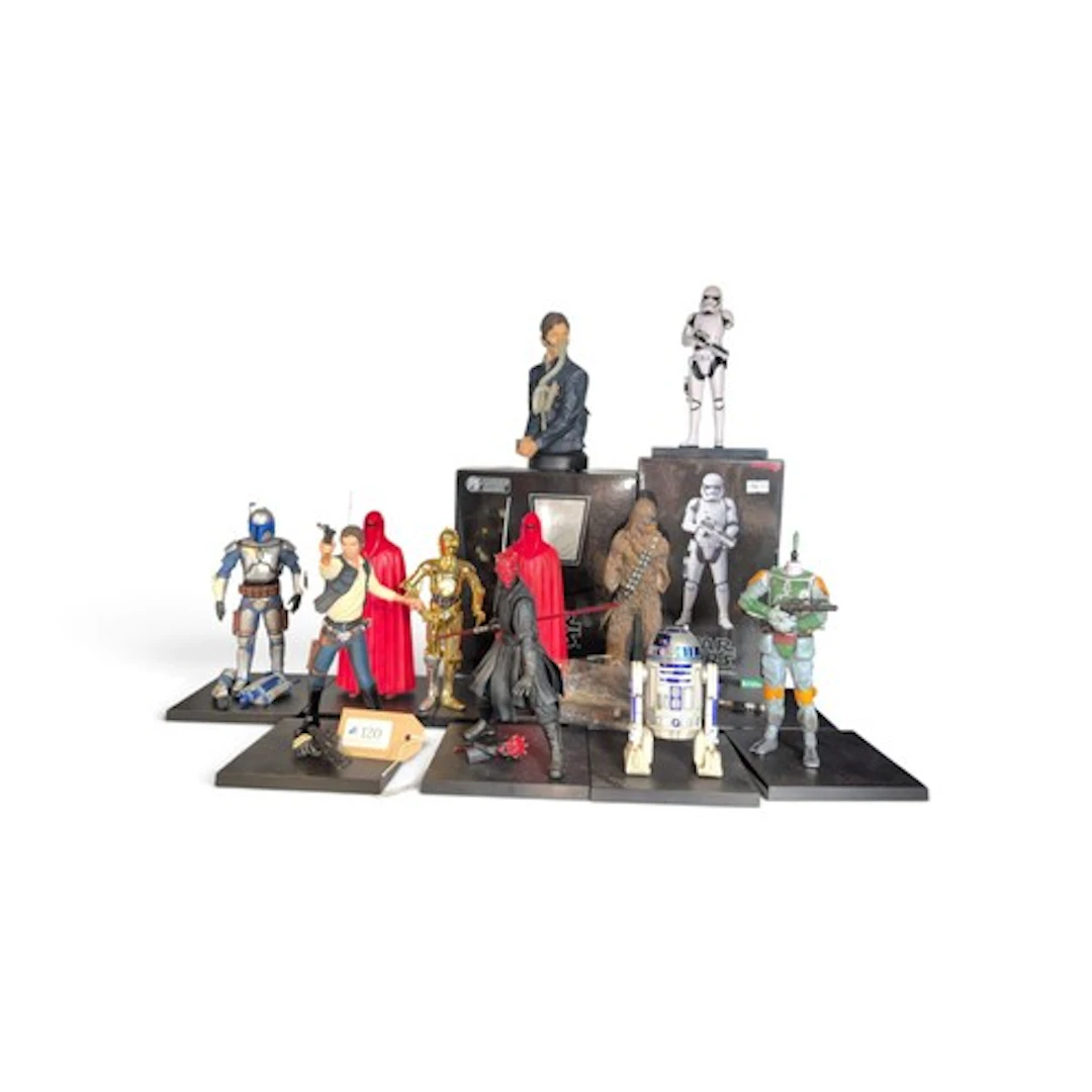Selection of mainly unboxed Kotobukiya Star Wars ARTFX+ figu...
