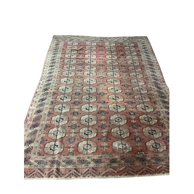 A late 19th century Turkoman Tekke Bokhara rug, 252 x 170cm...