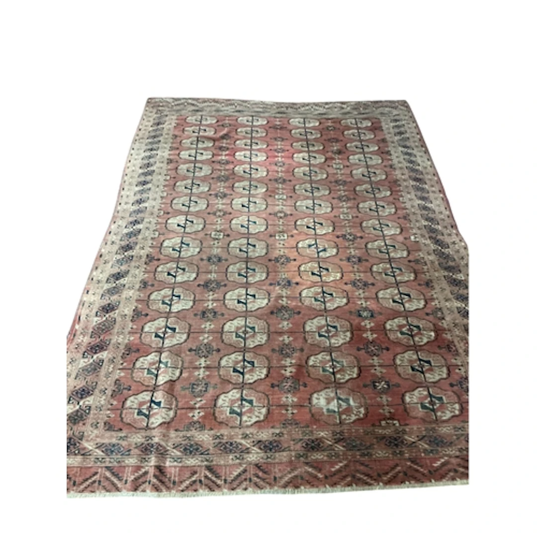 A late 19th century Turkoman Tekke Bokhara rug, 252 x 170cm...