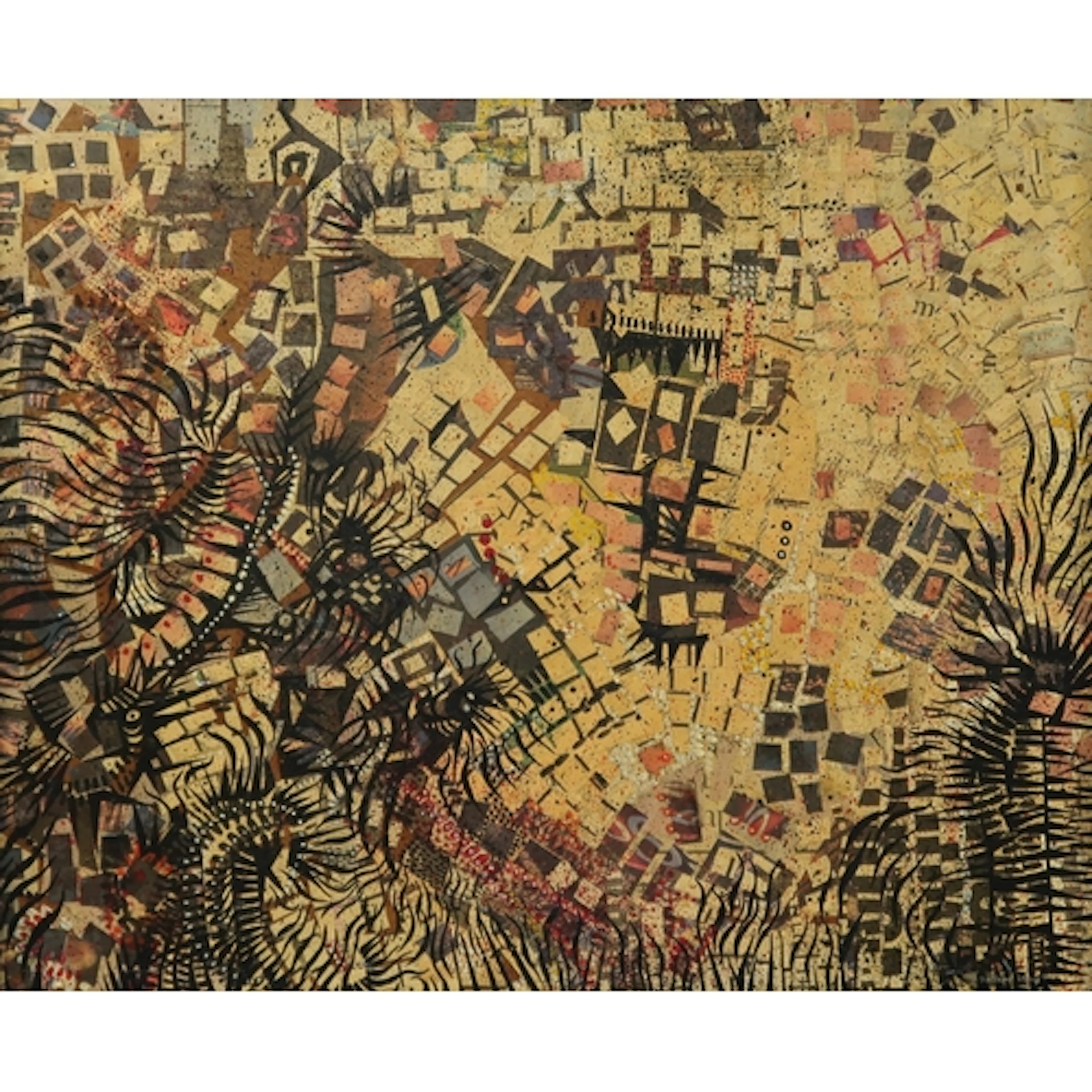 ANTHEA LEWIS RSW (SCOTTISH b.1948) UNTITLED Coll...