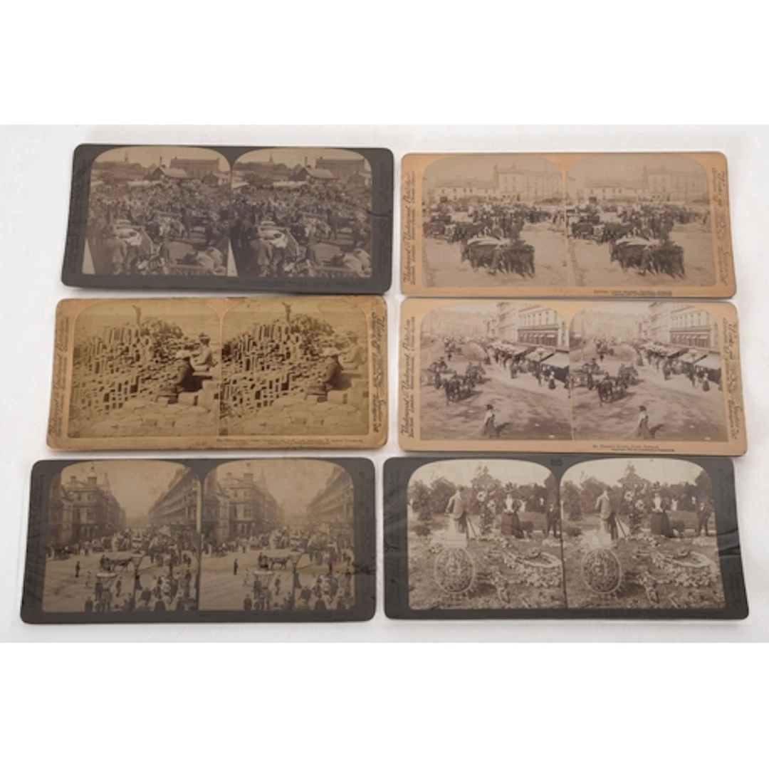 A collection of approximately fifty early 20th Century stere...