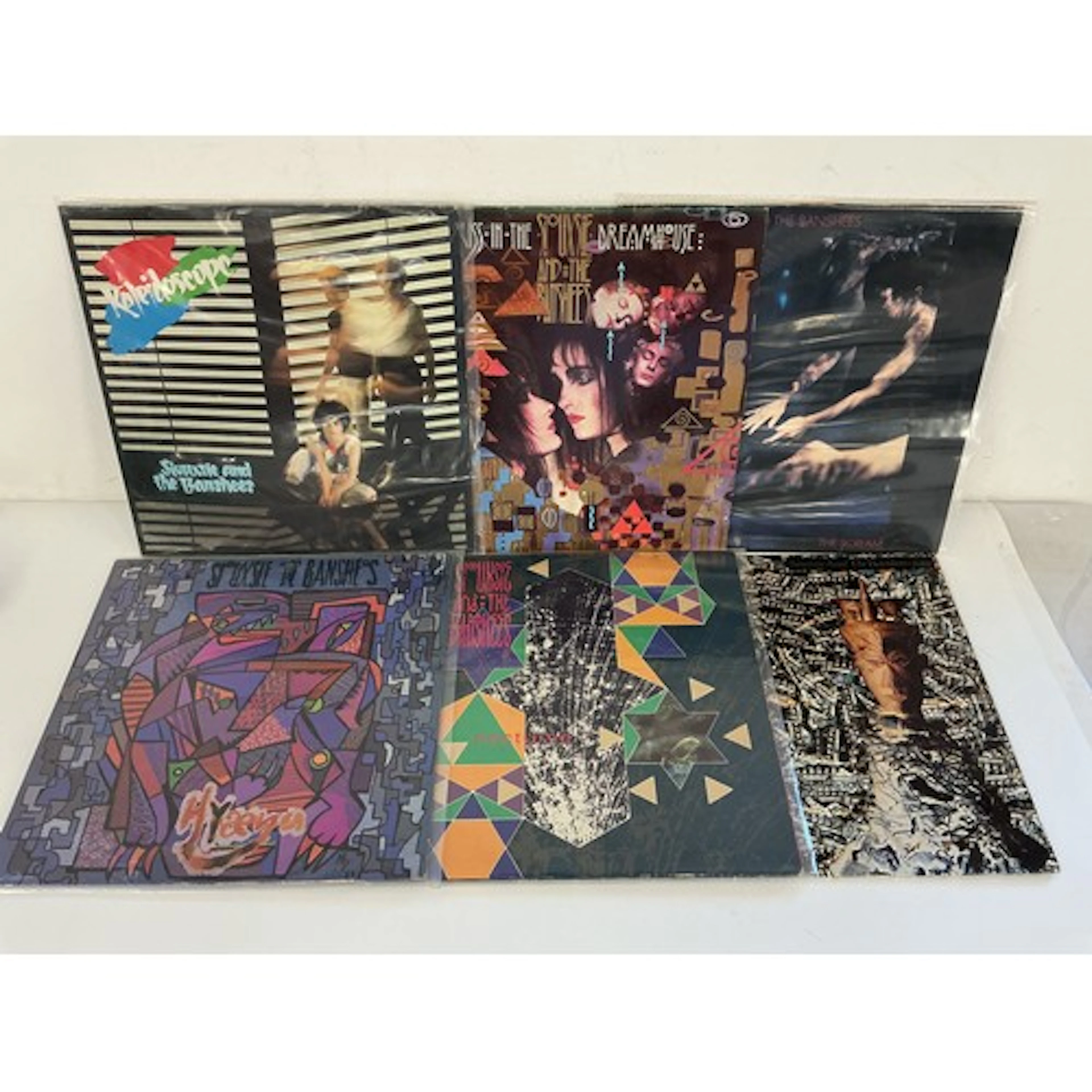 Eleven Siouxsie & The Banshees LPs and 12” singles inclu...