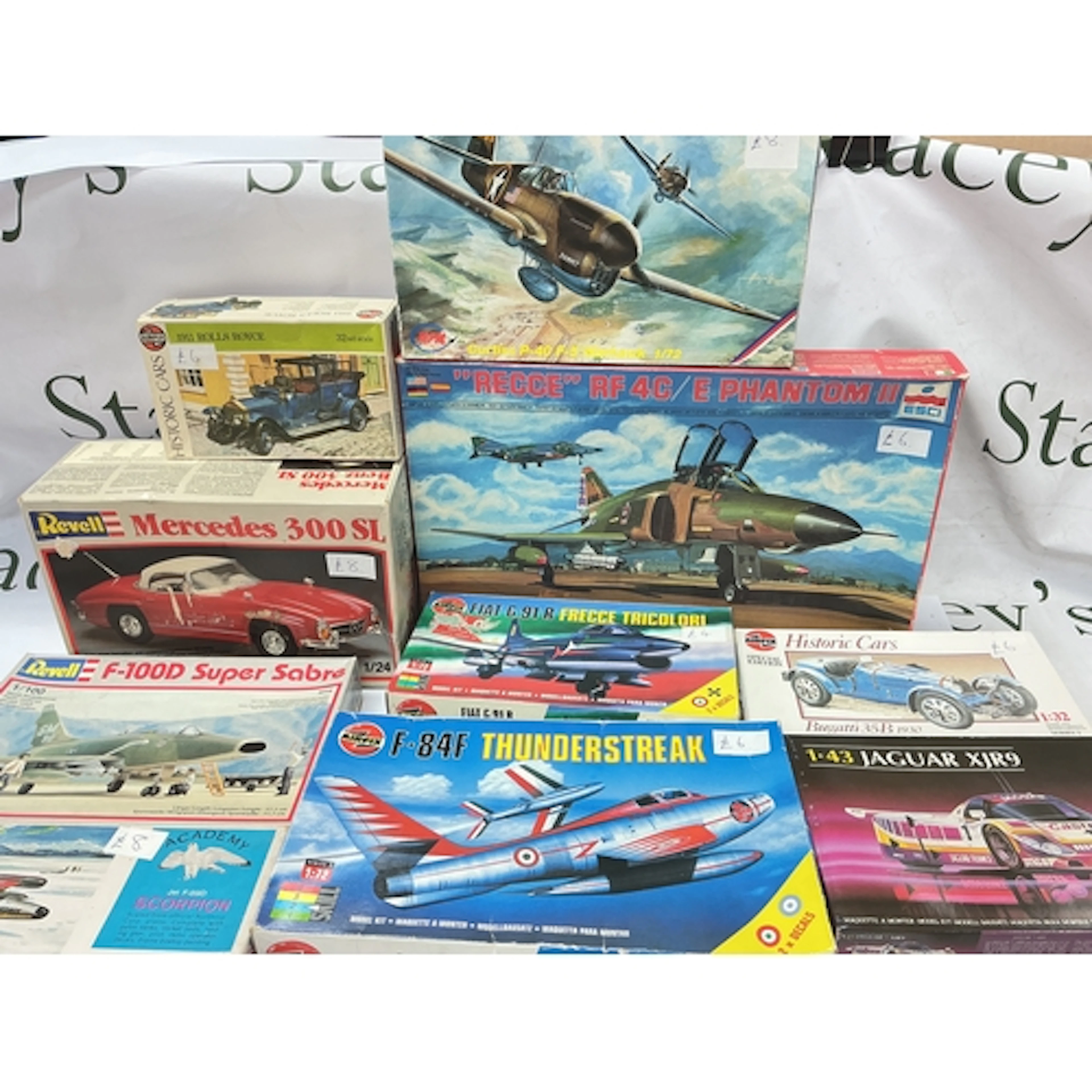 A Collection Of Boxed Model Kits Including Revell, Airfix, E...