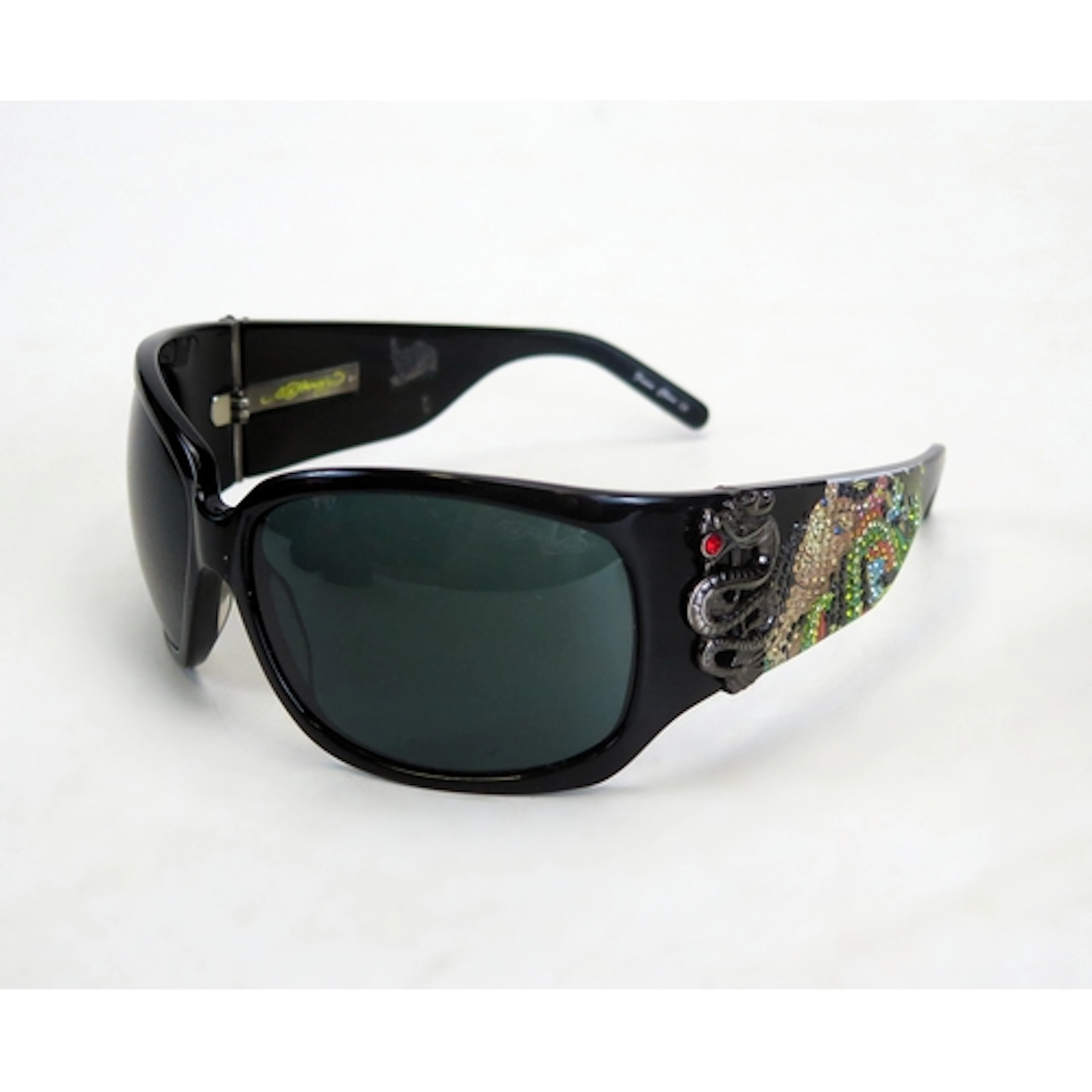 Ed Hardy Snake EHS025 lady's sunglasses with Geisha & Dragon...