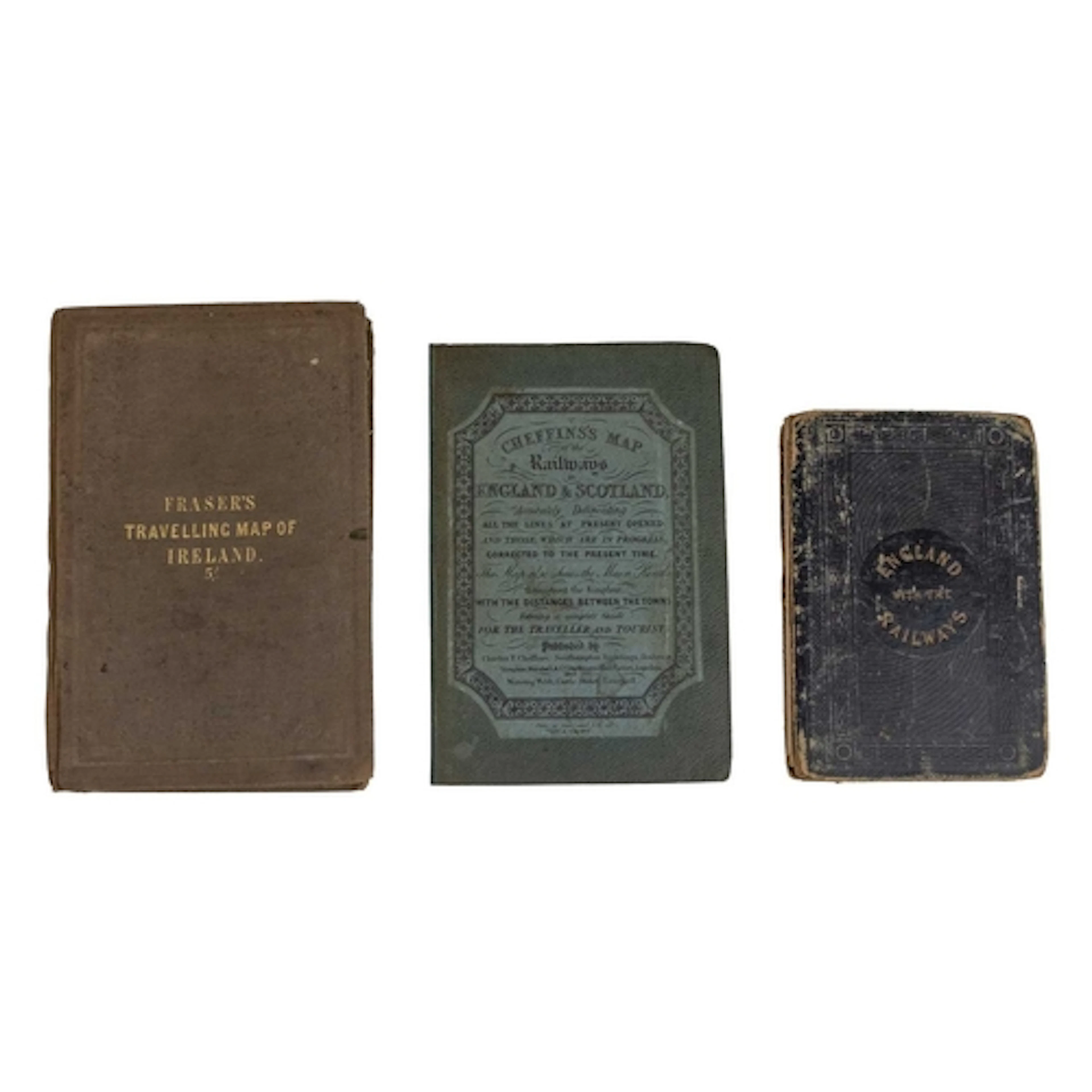 (Railways) Three folding maps 'Cheffin's Map of the Railways...